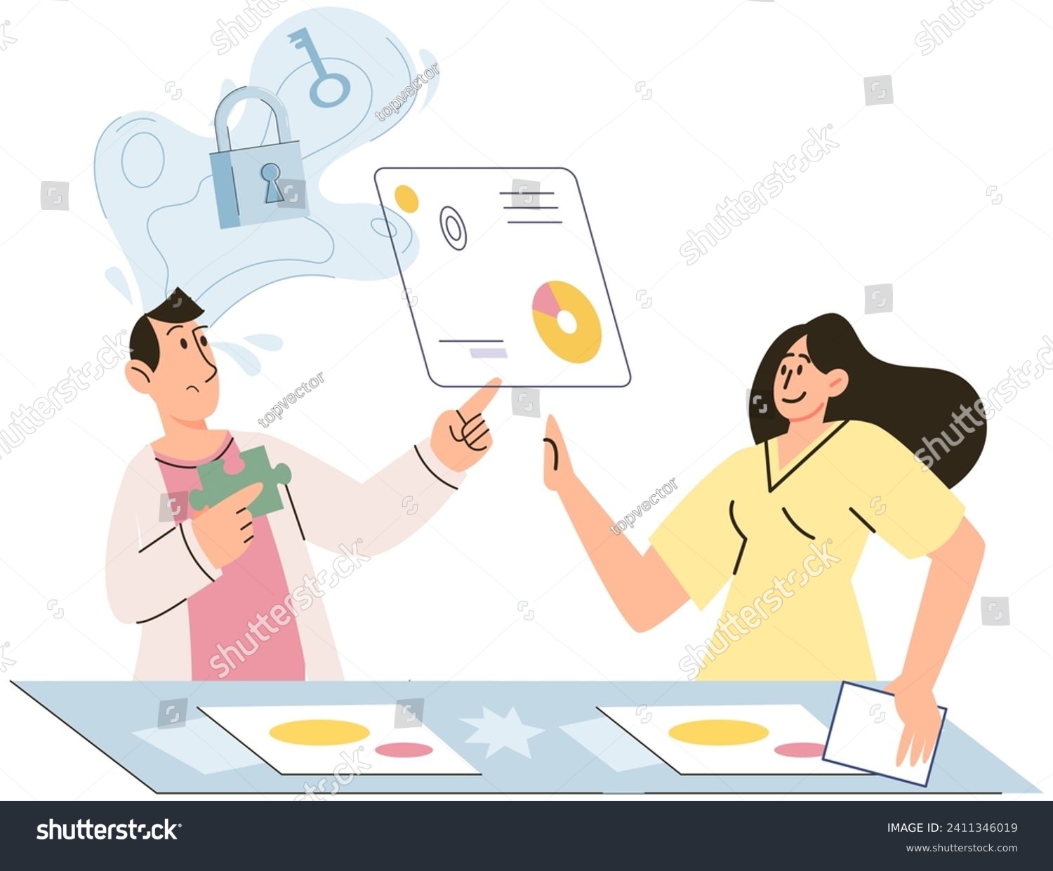 SVG of Psychoanalysis vector illustration. Individuality and personal experiences are central to concept psychoanalysis Identity and character development are important aspects mental health and personal svg