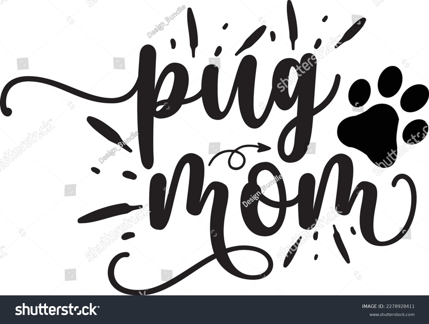 SVG of pug mom svg ,dog SVG Bundle, dog SVG design, dog Bundle, dog SVG design bundle svg