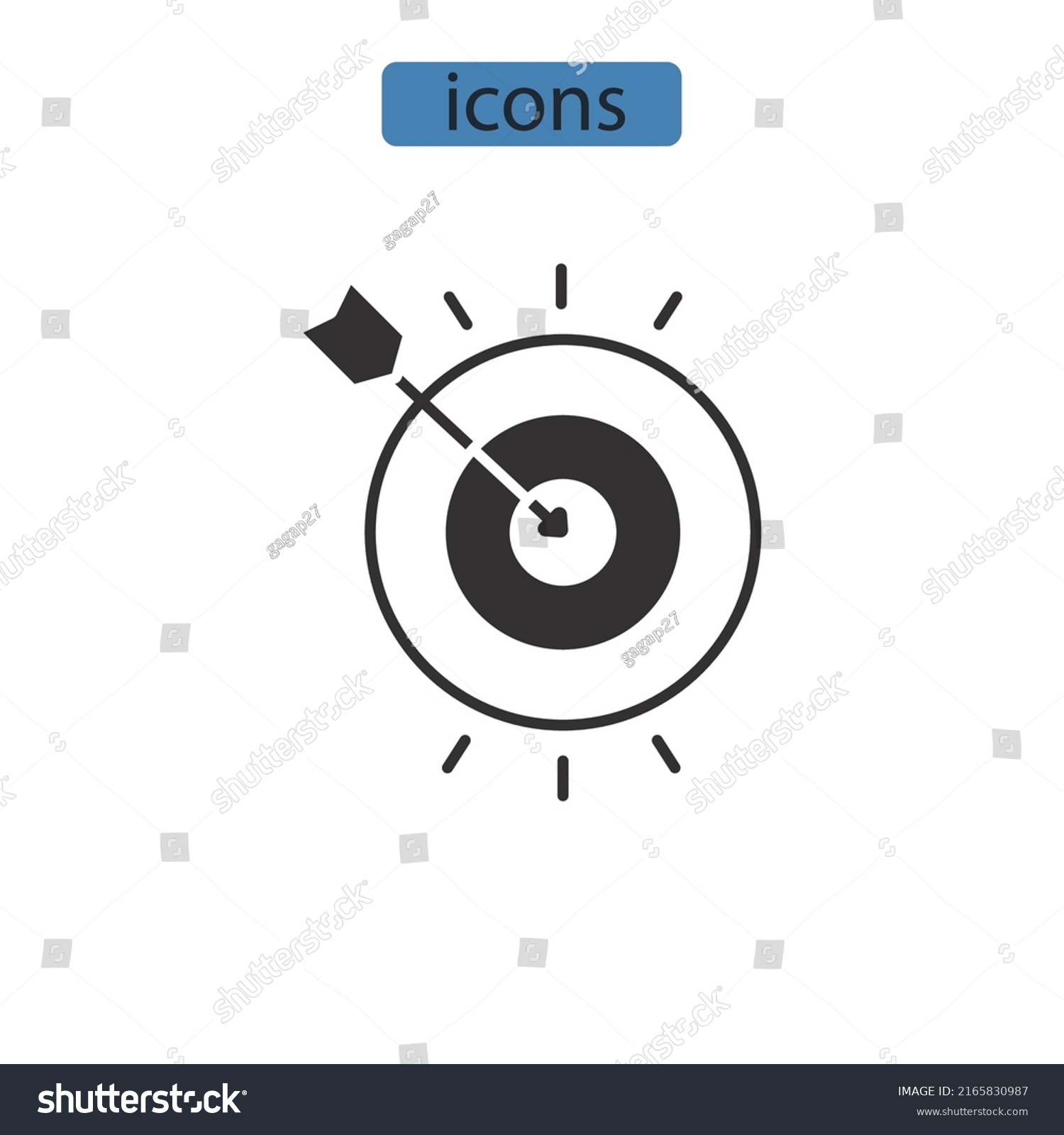 Pull Icons Symbol Vector Elements Infographic Stock Vector (Royalty ...
