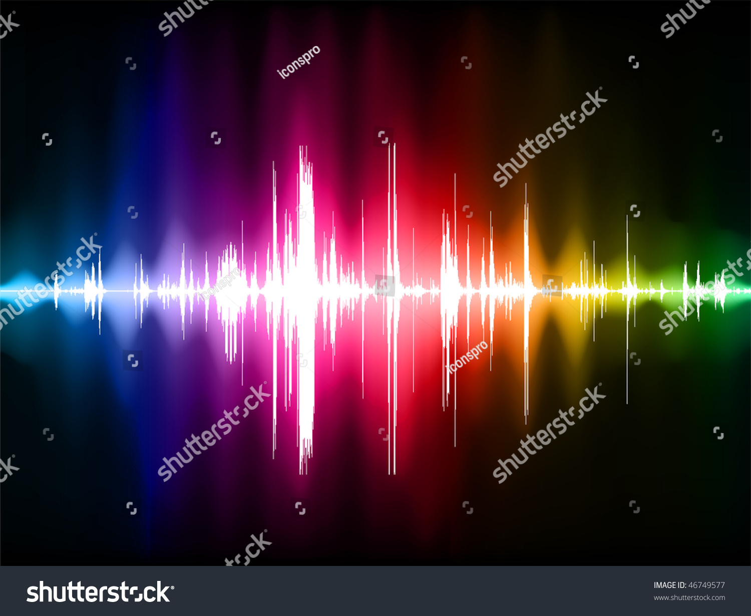Pulse Wave Background Original Vector Illustration Stock Vector ...