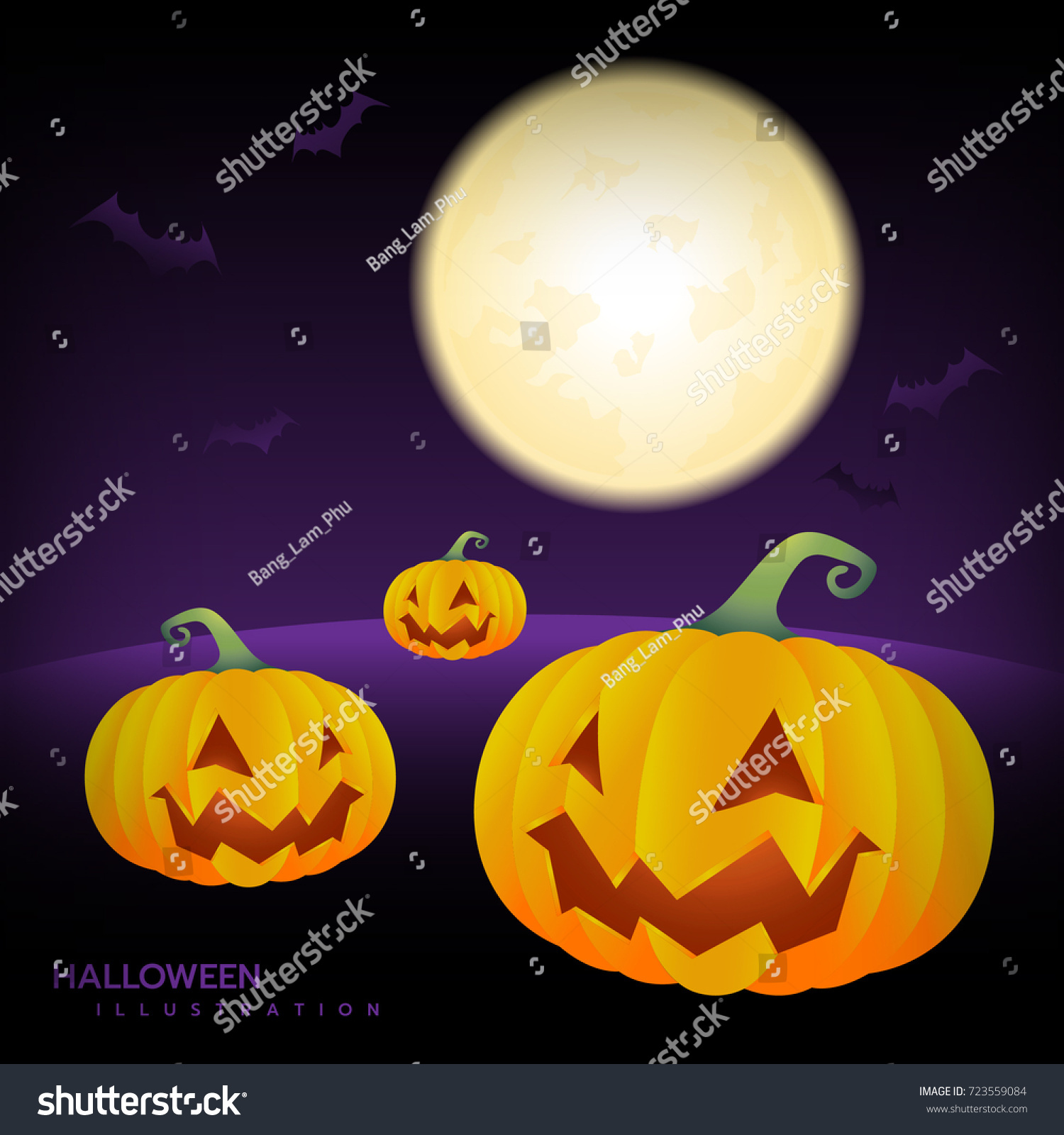 Pumpkin Halloween Illustrator Vector Stock Vector Royalty Free