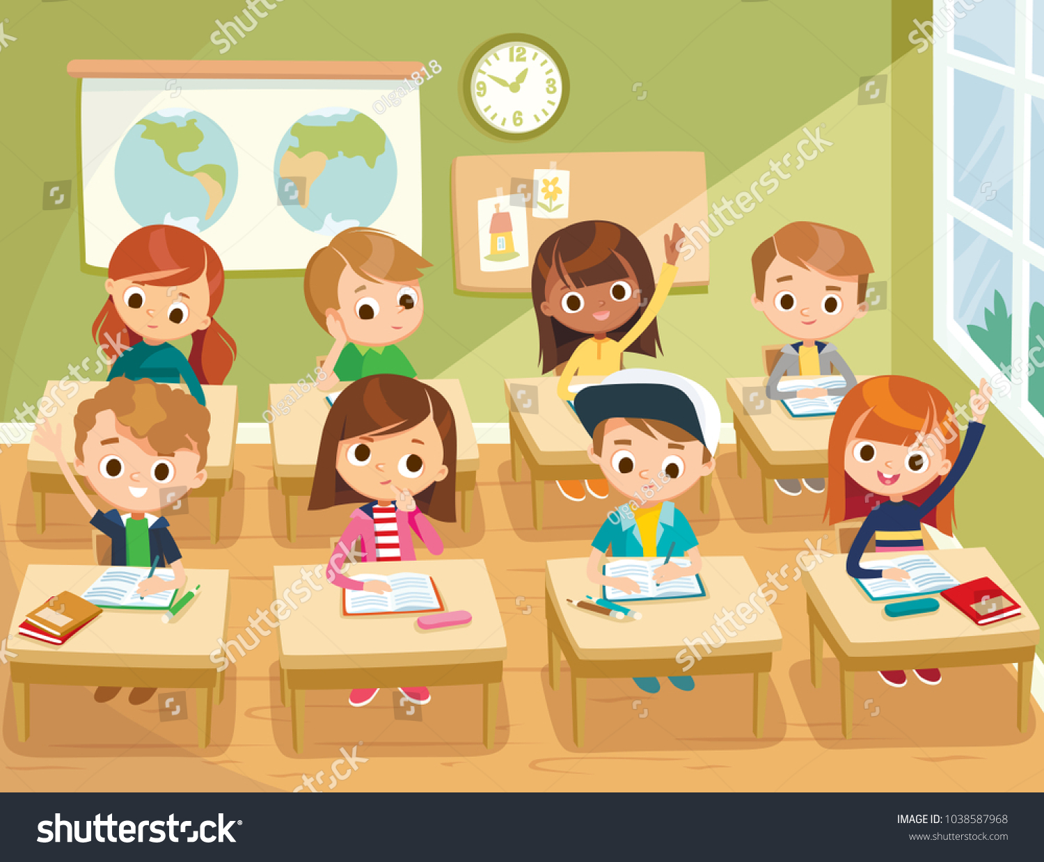 3,744 Clipart kids teacher Images, Stock Photos & Vectors | Shutterstock