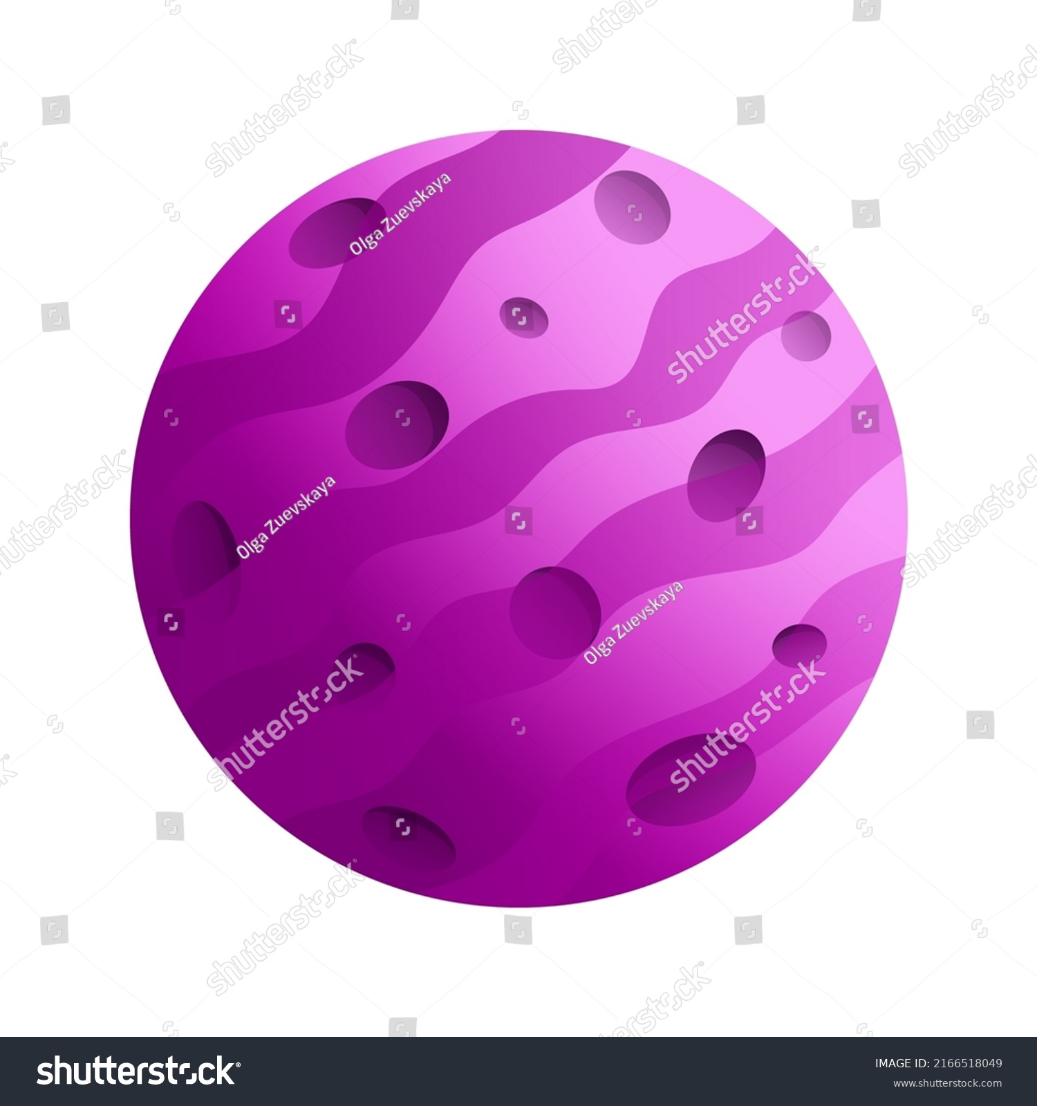 Purple Planet 3d Vector Icon Space Stock Vector Royalty Free 2166518049 Shutterstock 9189