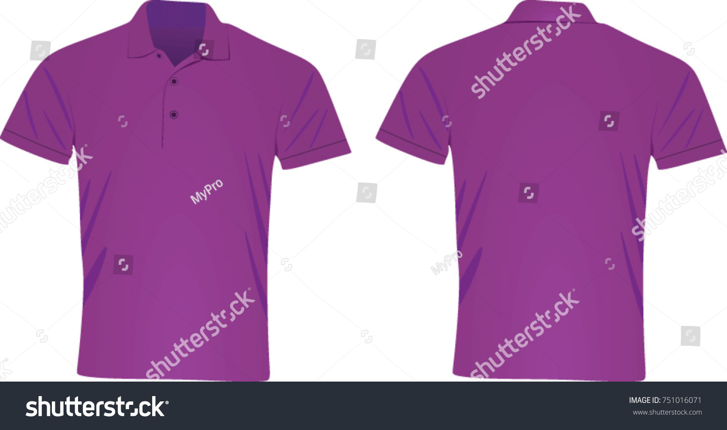 purple polo tee