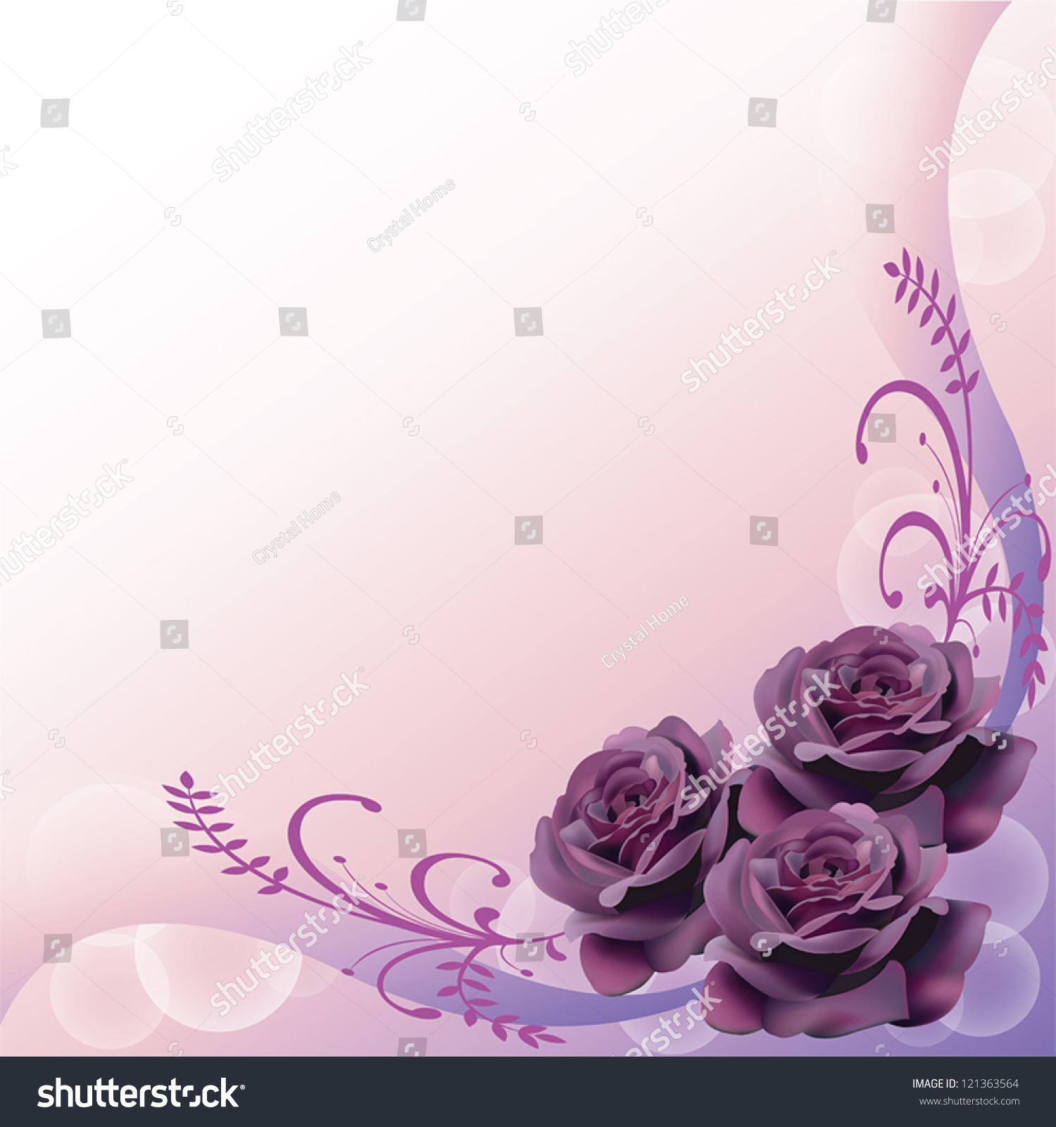 Custom Wedding purple Hand Drawn ~ Illustrations ...