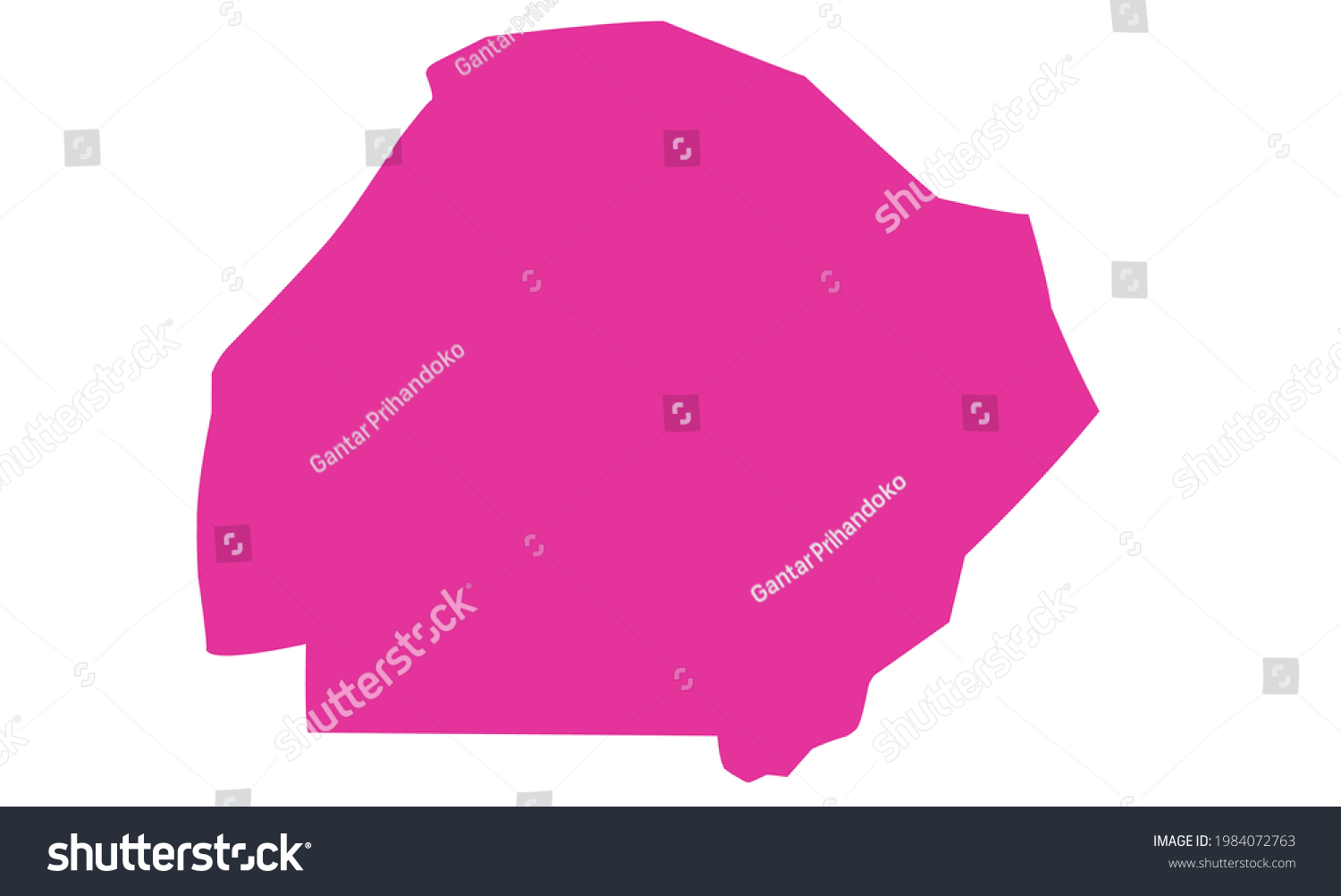 SVG of purple silhouette map of the city of Bahawalpur in Pakistan svg