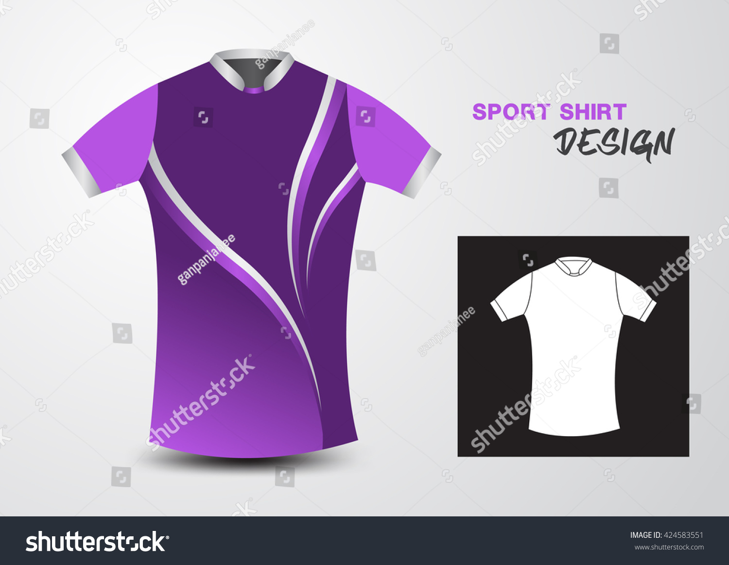 purple sports t shirt