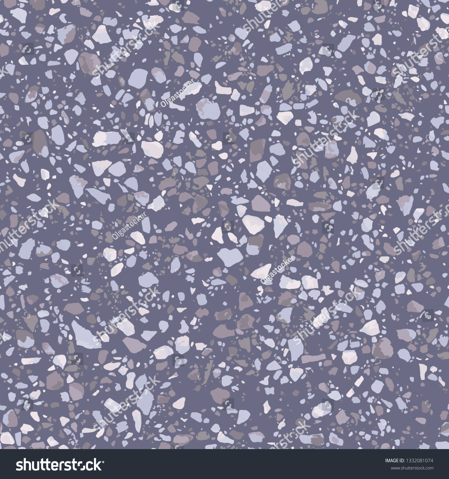 Purple Terrazzo Pattern Stock (Royalty Free) 1332081074