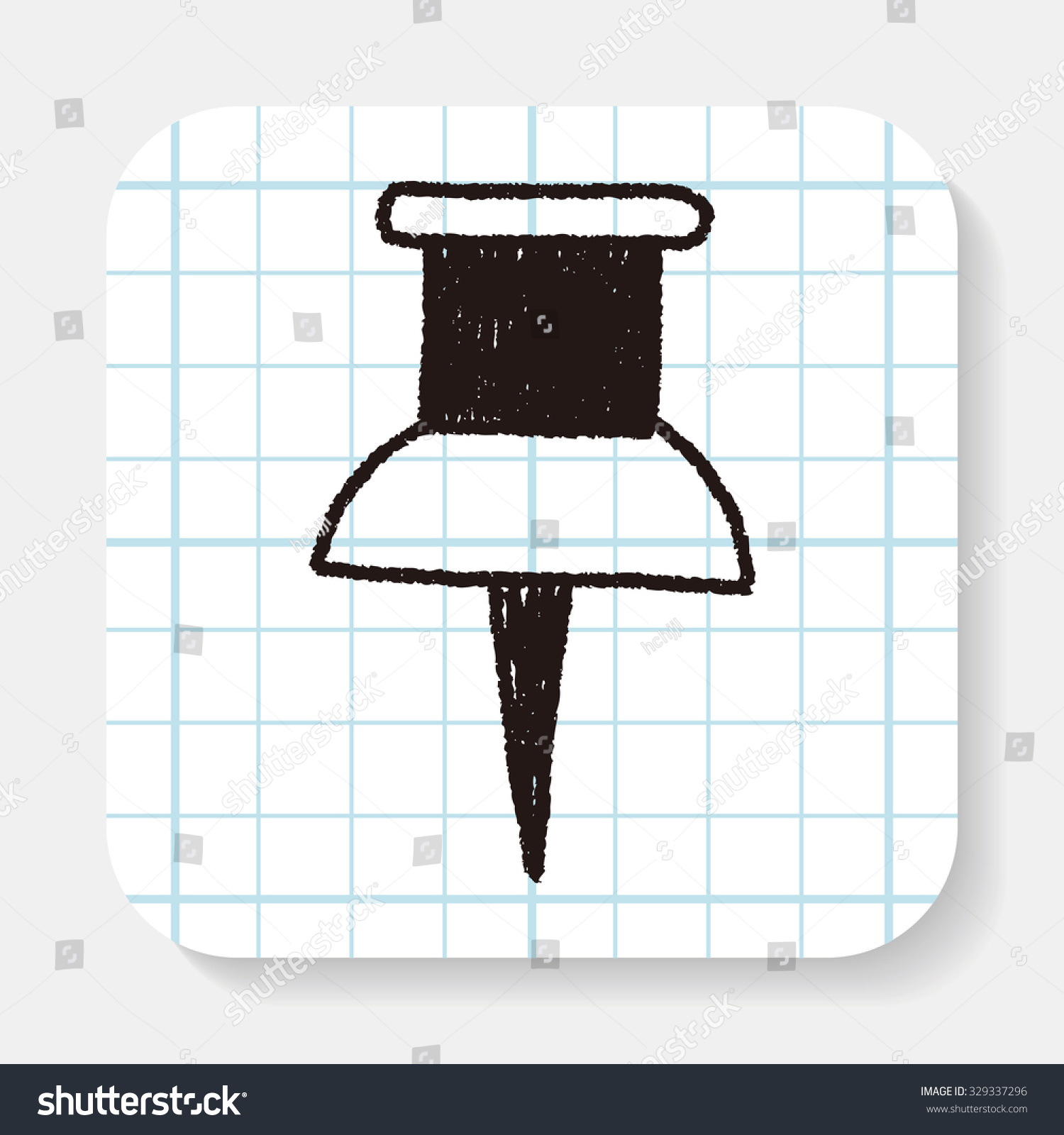 Push Pin Doodle Drawing Stock Vector Royalty Free 329337296 Push Pin Doodle Drawing Stock Vector Royalty Free 329337296