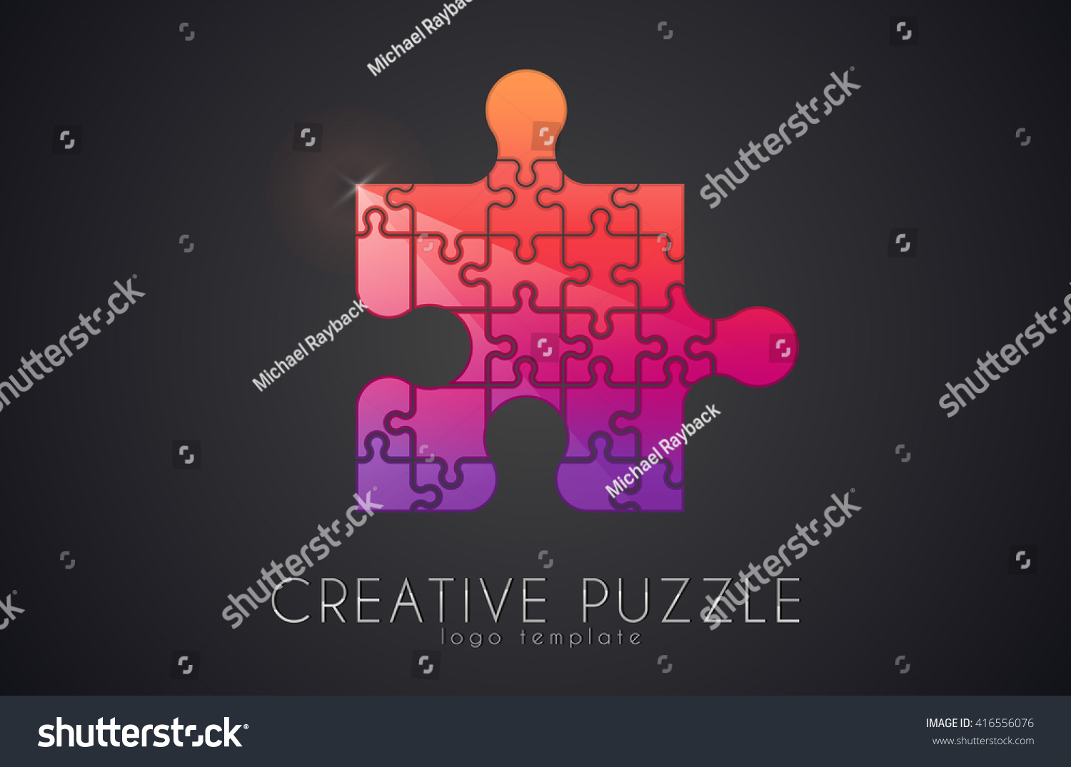 puzzle-logo-creative-logo-puzzle-pieces-stock-vector-royalty-free