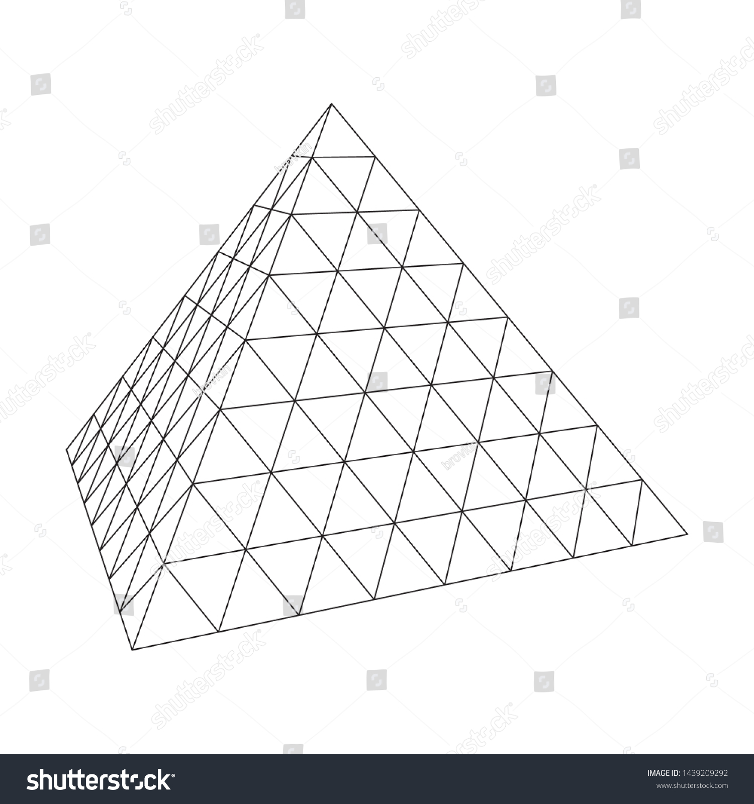 1,159 Wireframe pyramid Images, Stock Photos & Vectors | Shutterstock