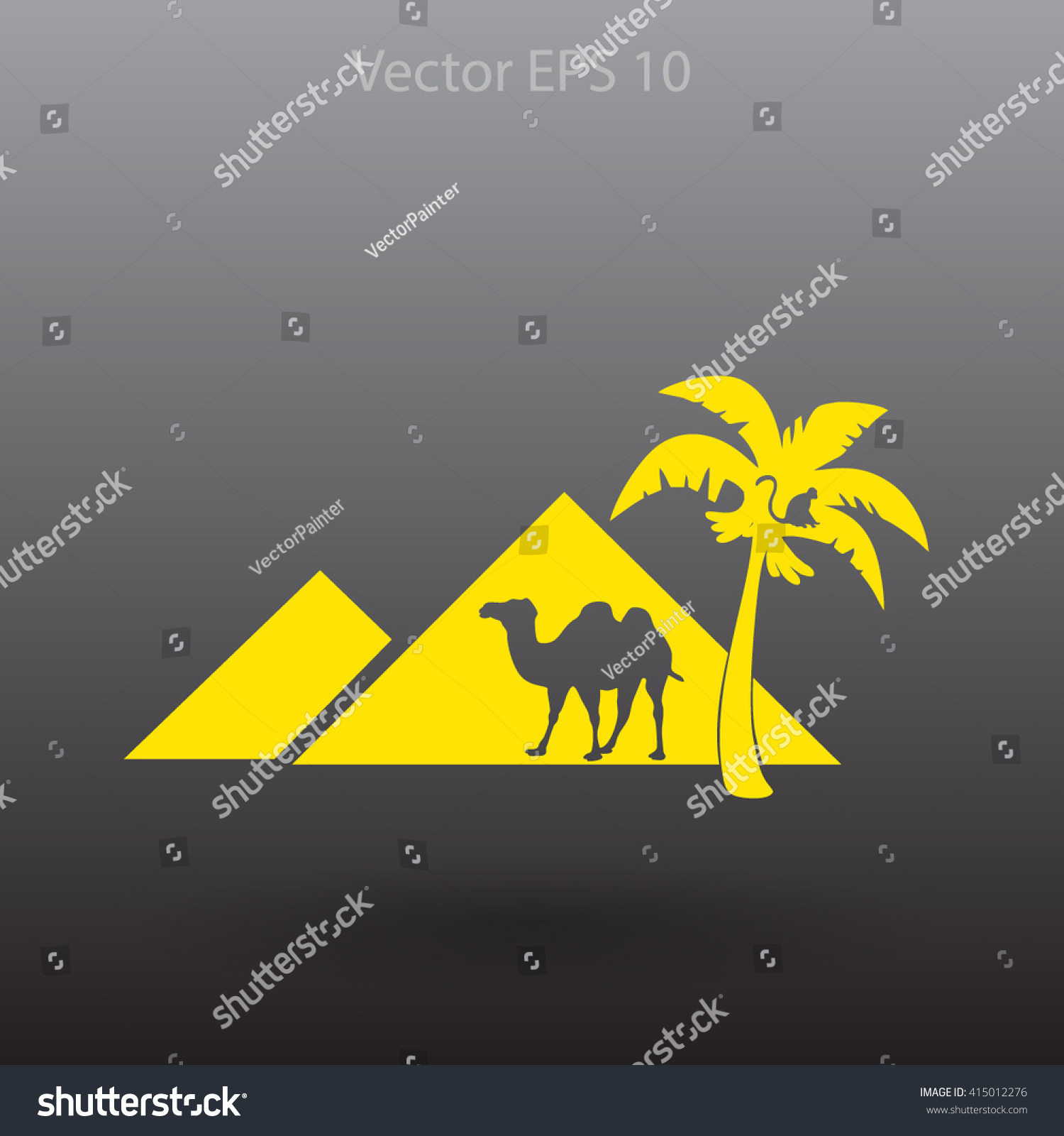 Pyramids Vector Illustration : image vectorielle de stock (libre de ...