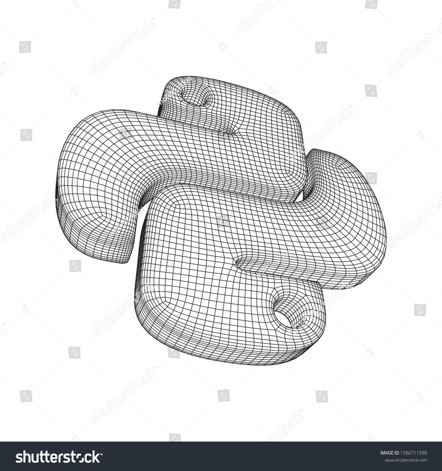 Python Code Language Sign Programming Coding Stock Vector (Royalty Free ...