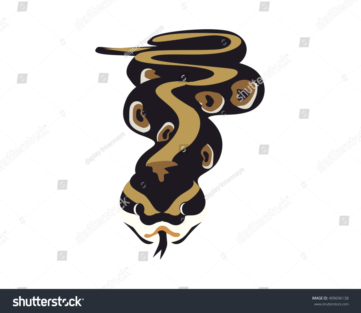 SVG of Python Giant Snake svg
