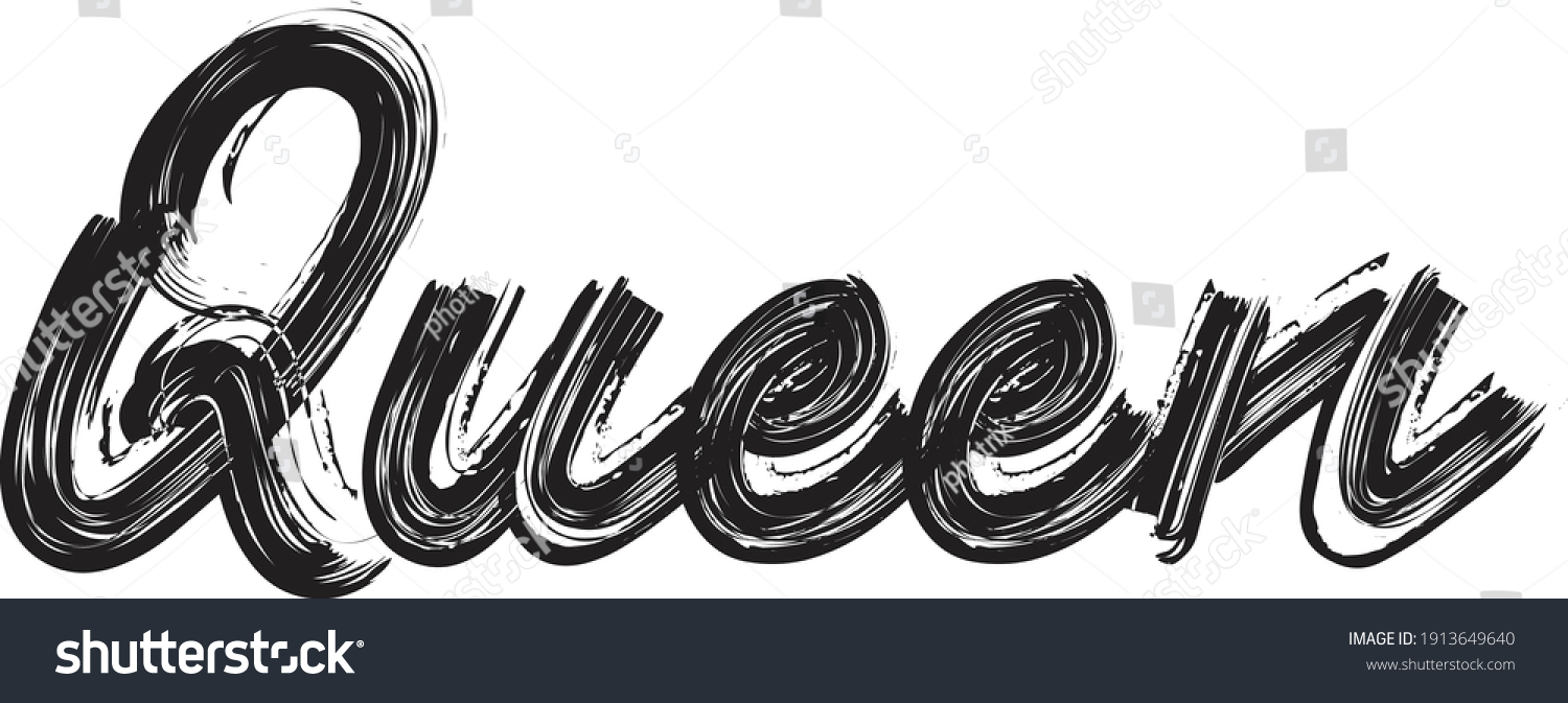 Queen letter Images, Stock Photos & Vectors | Shutterstock