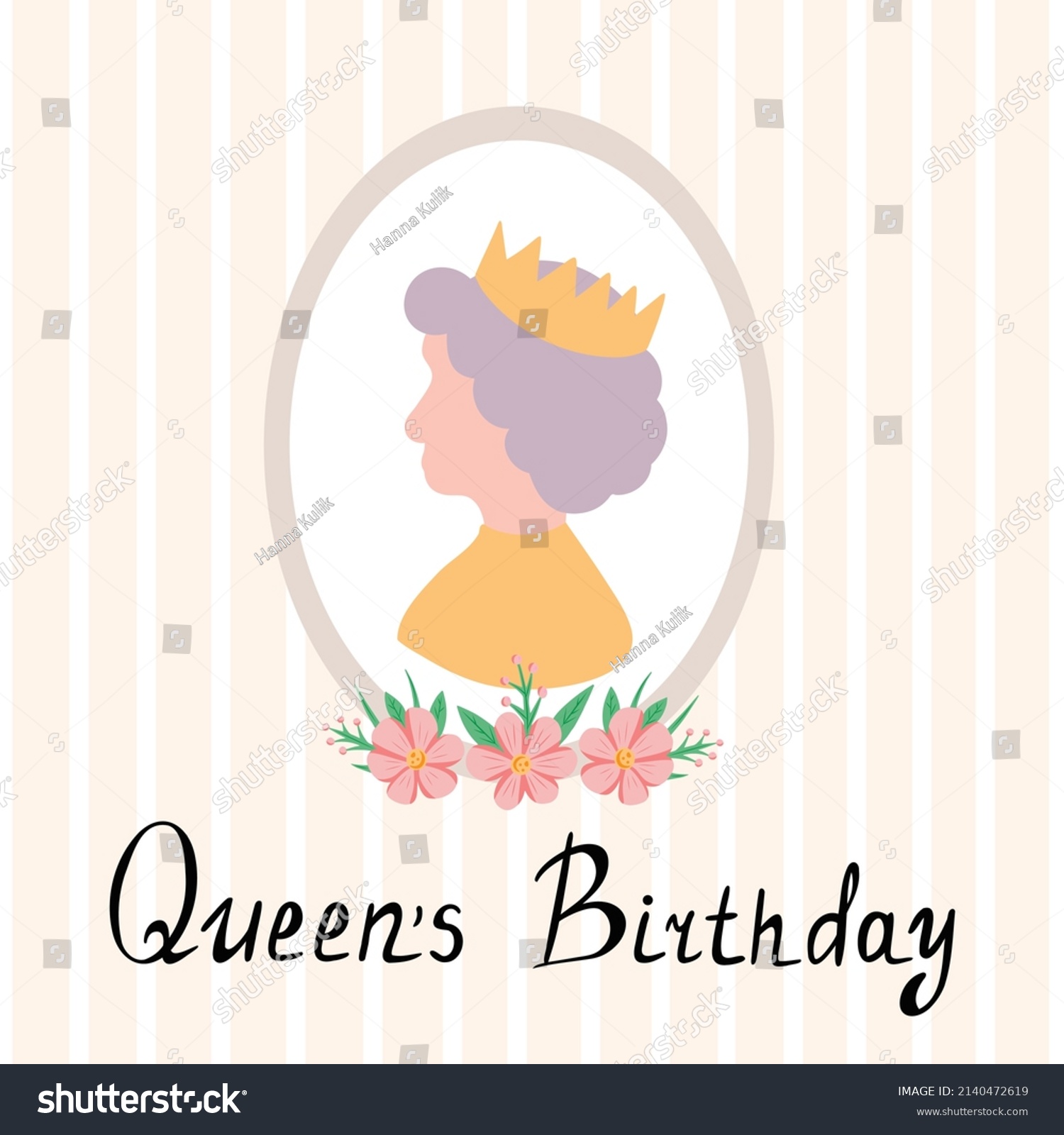 SVG of Queen's birthday, woman silhouette. Queen's platinum jubilee. crown as a symbol of the kingdom. Vector Illustration for printing, backgrounds, greeting cards, posters, stickers and textile. svg