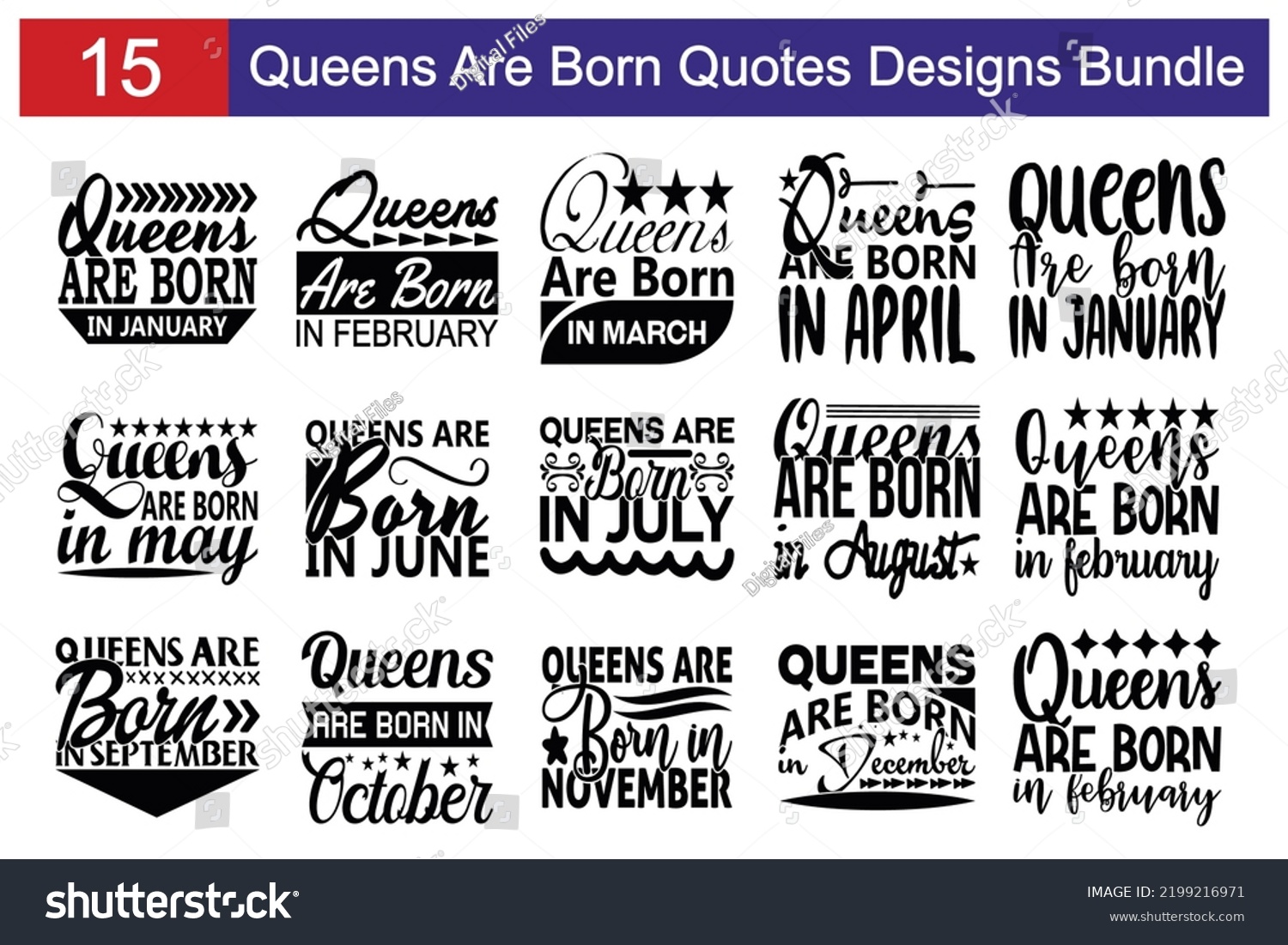 SVG of Queens Are Born  Quotes SVG Cut Files Designs Bundle. Queens Are Born  quotes SVG cut files, Queens Are Born  quotes t shirt designs, Saying about Queens Are Born . svg