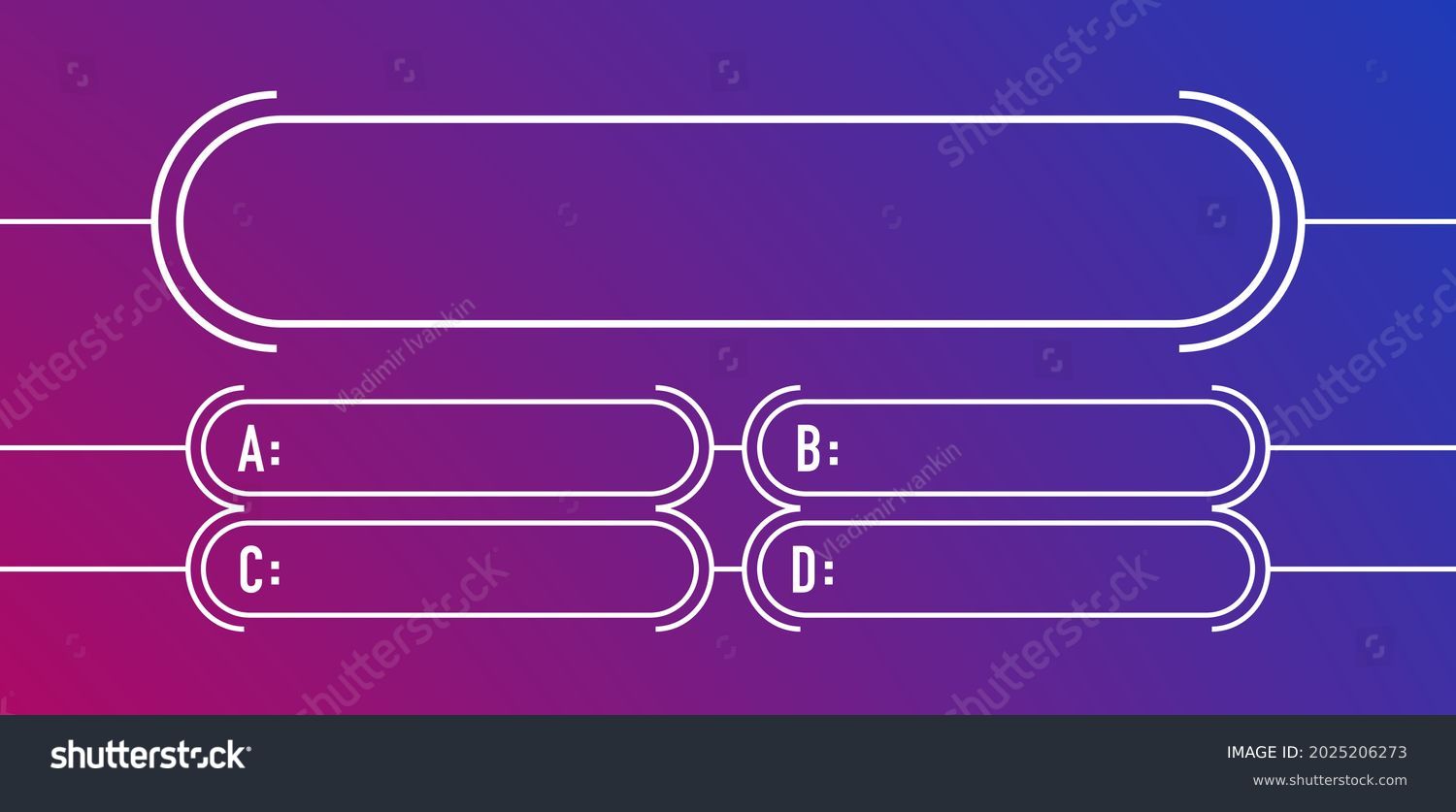 SVG of Question and answers modern style vector template for quiz game, exam, tv show, school, examination test. Illustration 10 eps svg