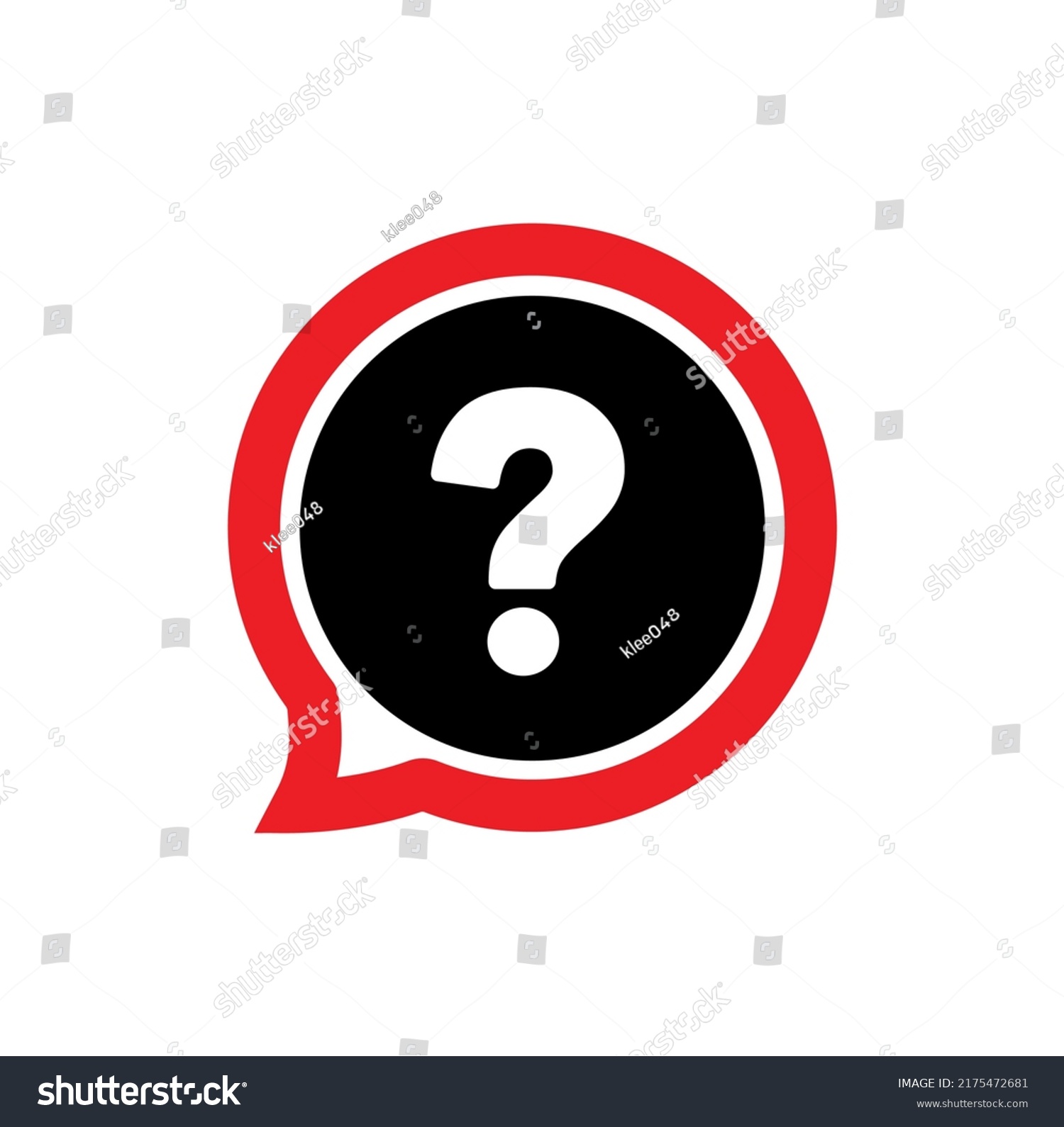 Question Mark On White Background Stock Vector (Royalty Free ...