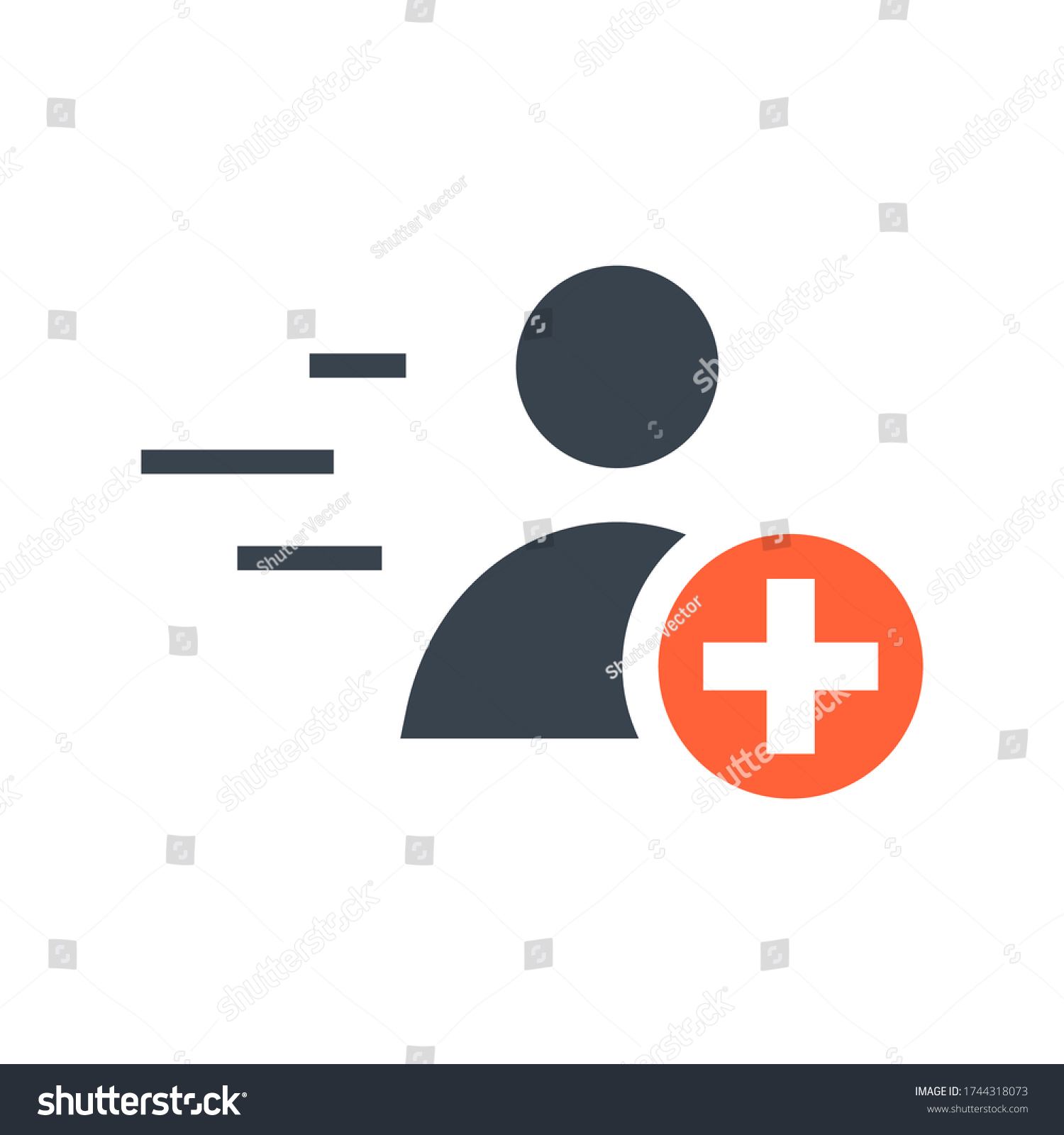 Quick Registration Line Vector Icon People Stock Vector Royalty Free