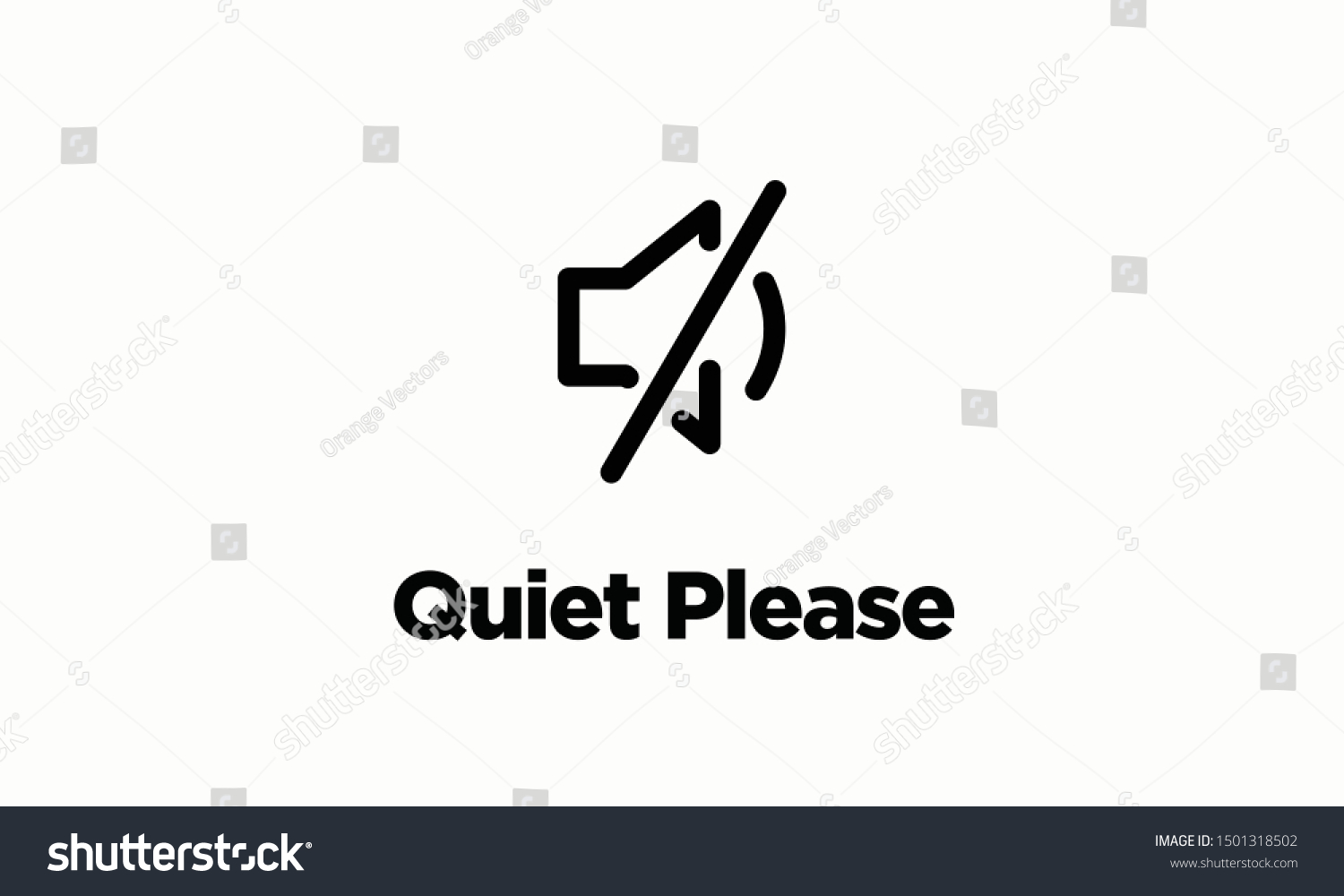 3,139 Silence please icon Images, Stock Photos & Vectors | Shutterstock