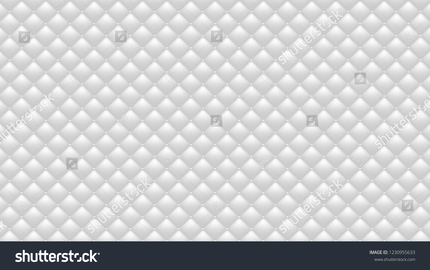 Quilted White Background Widescreen Wallpaper Vector Stock Vector