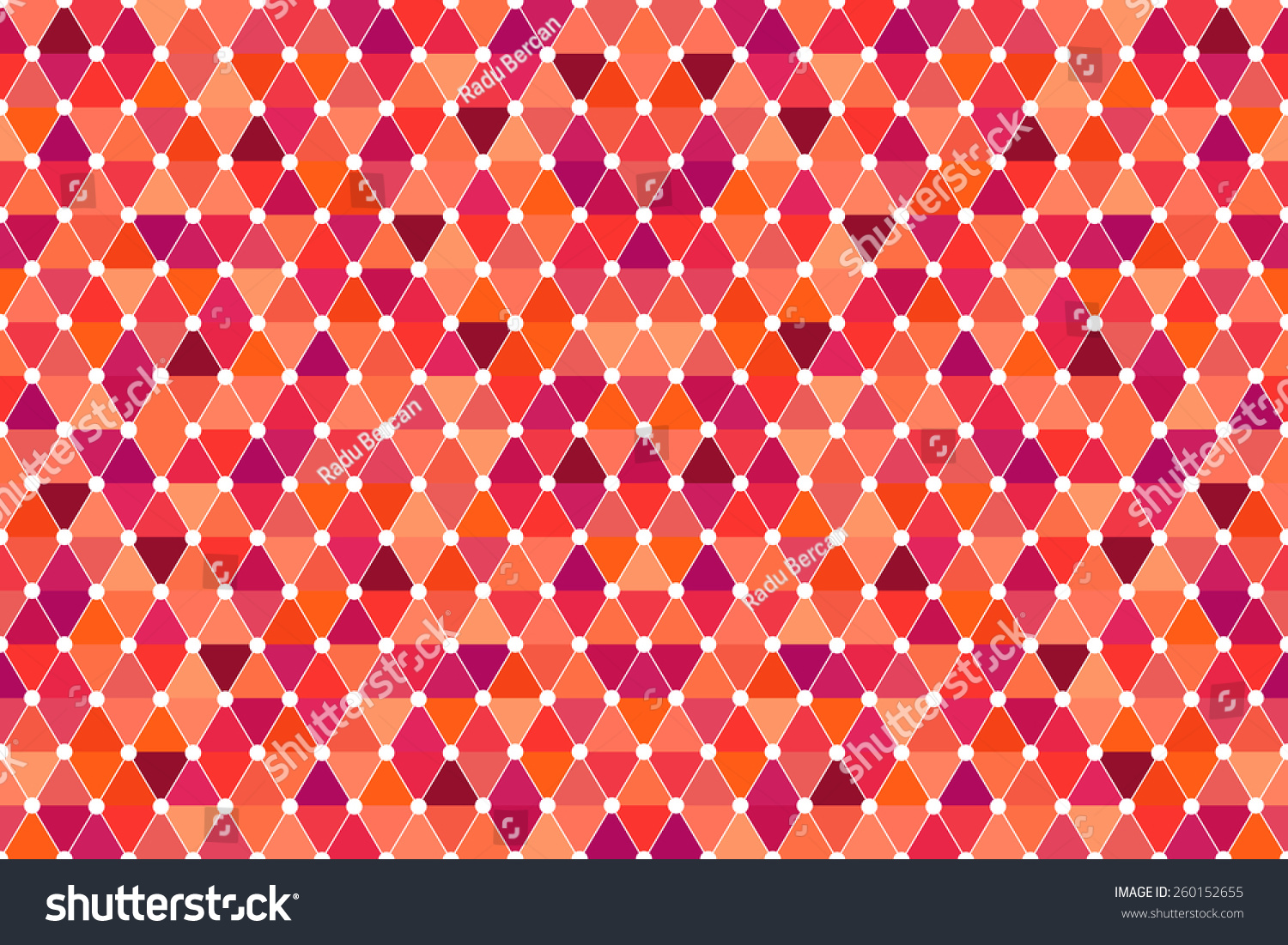 Quincunx Seamless Triangle Pattern Vector Stock Vector (Royalty Free ...