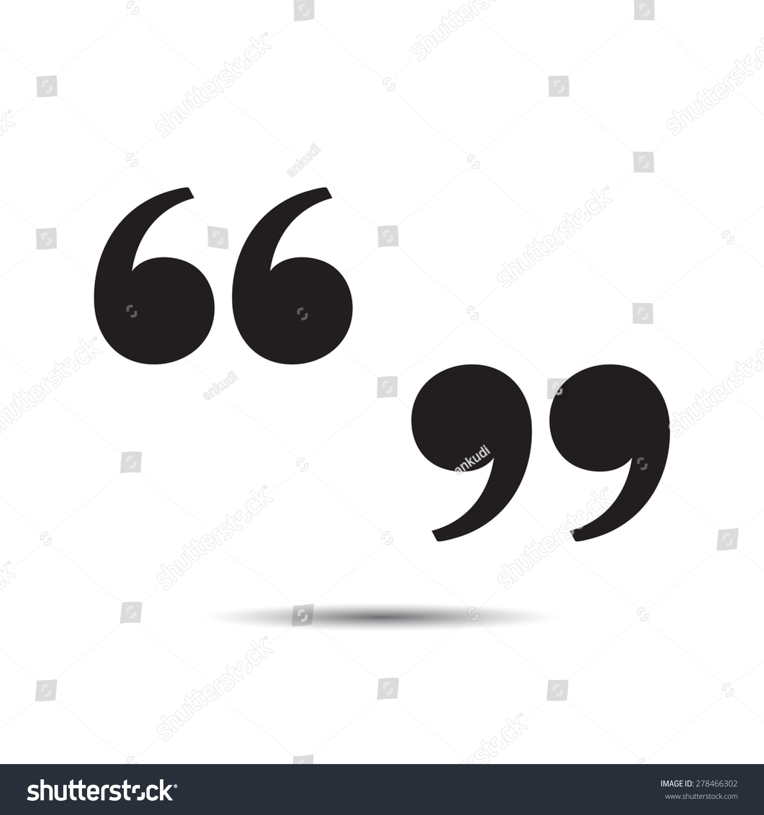 Download Quote Sign Icon Vector Stock Vector 278466302 - Shutterstock