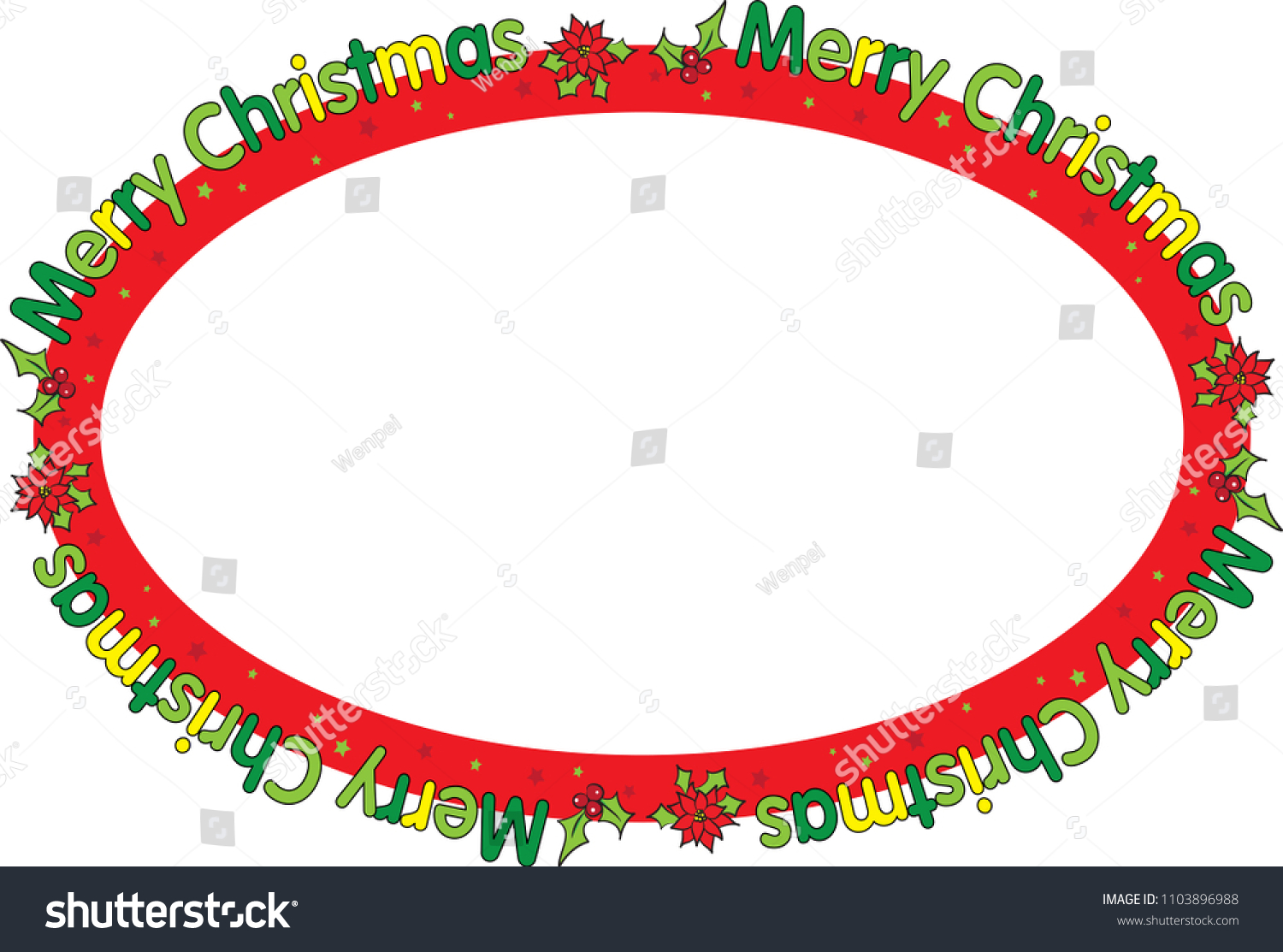 Rabbit Border Design Background Stock Vector (Royalty Free) 1103896988