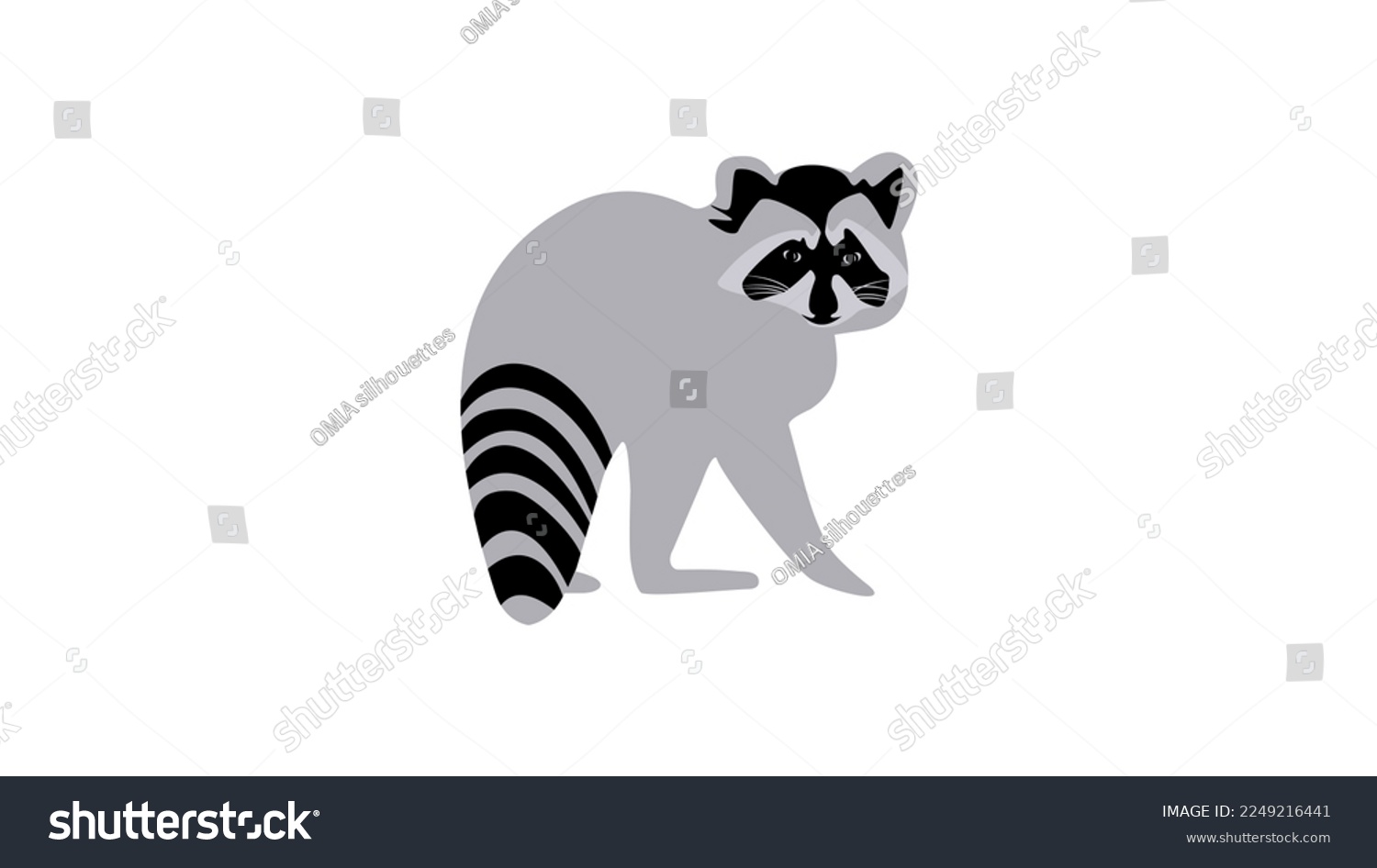 SVG of Raccoon silhouette, high quality vector svg