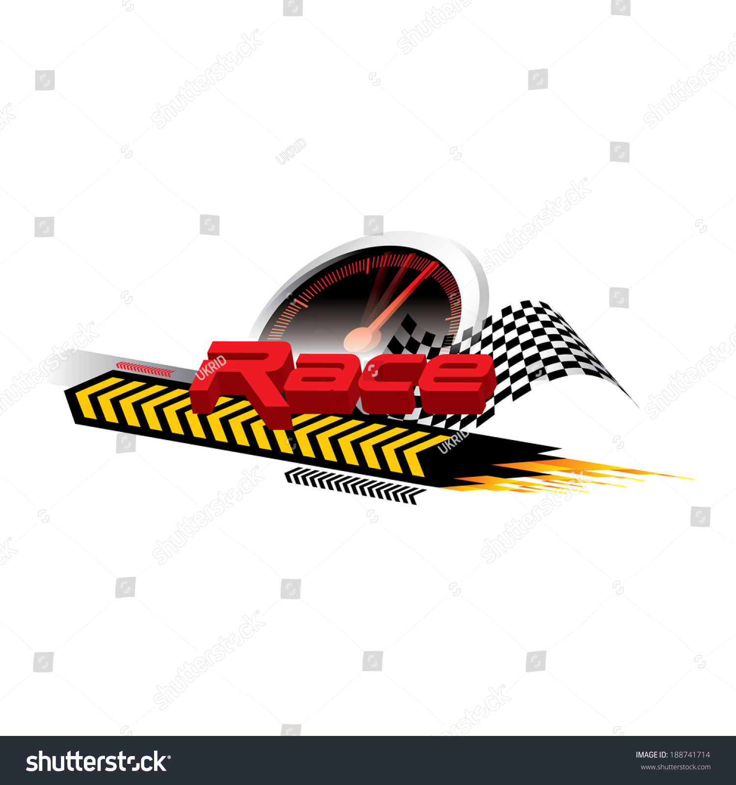 Race Concept Vector - 188741714 : Shutterstock