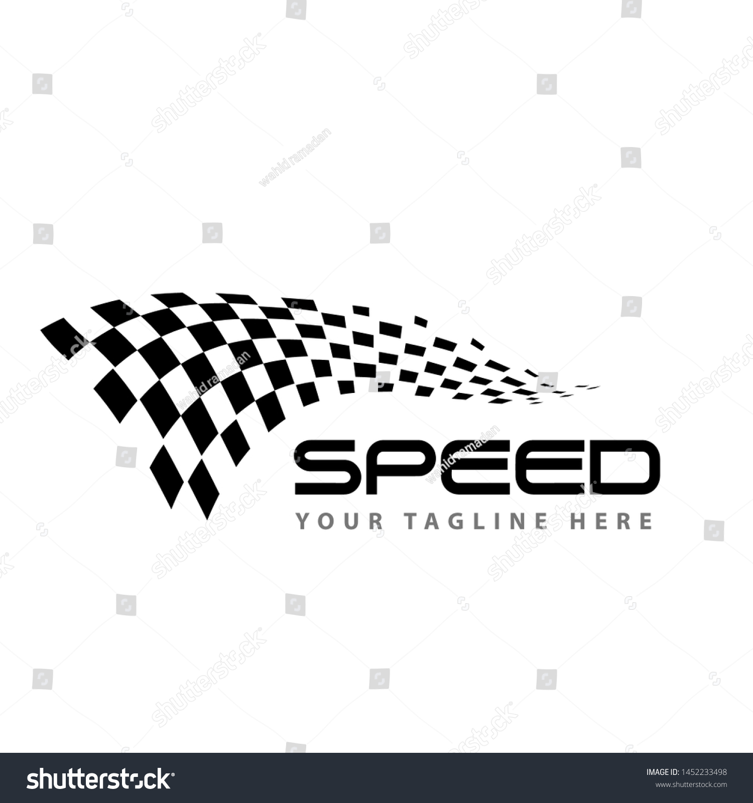 Race Flag Icon Simple Design Illustration Stock Vector (Royalty Free ...