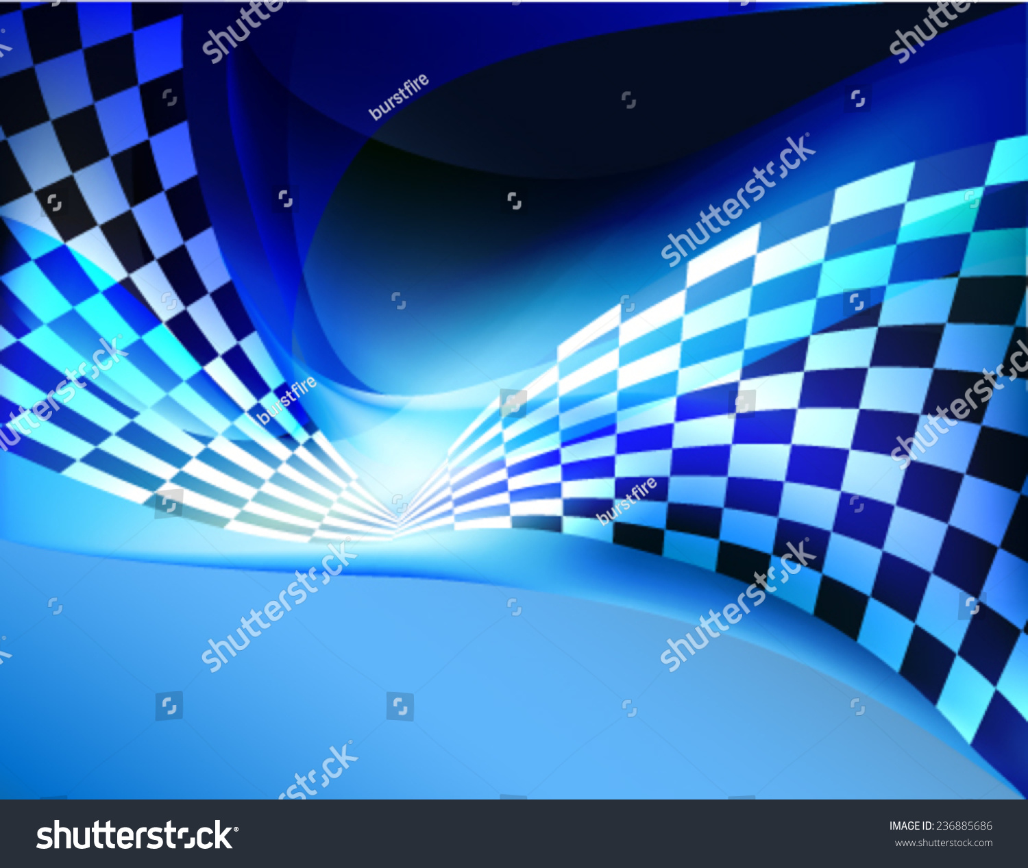 Racing Background Checkered Flag Wawing Stock Vector 236885686  Shutterstock