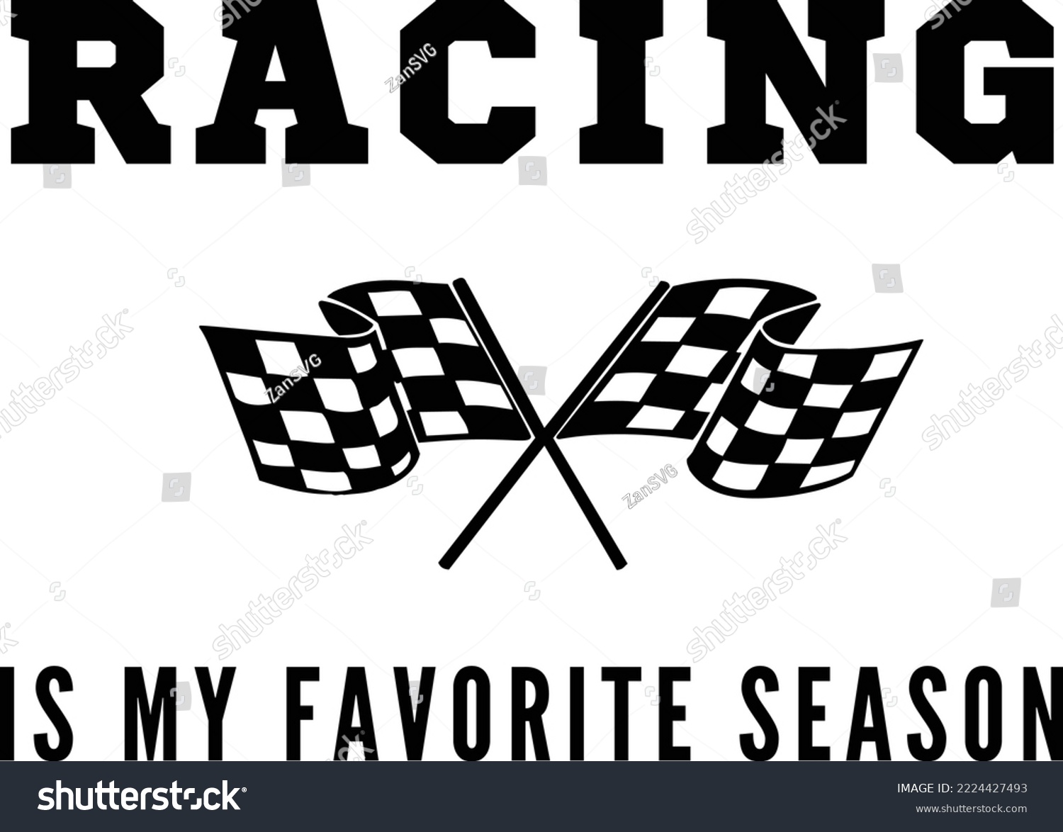 SVG of Racing is my favorite season vector file, Racing svg design svg