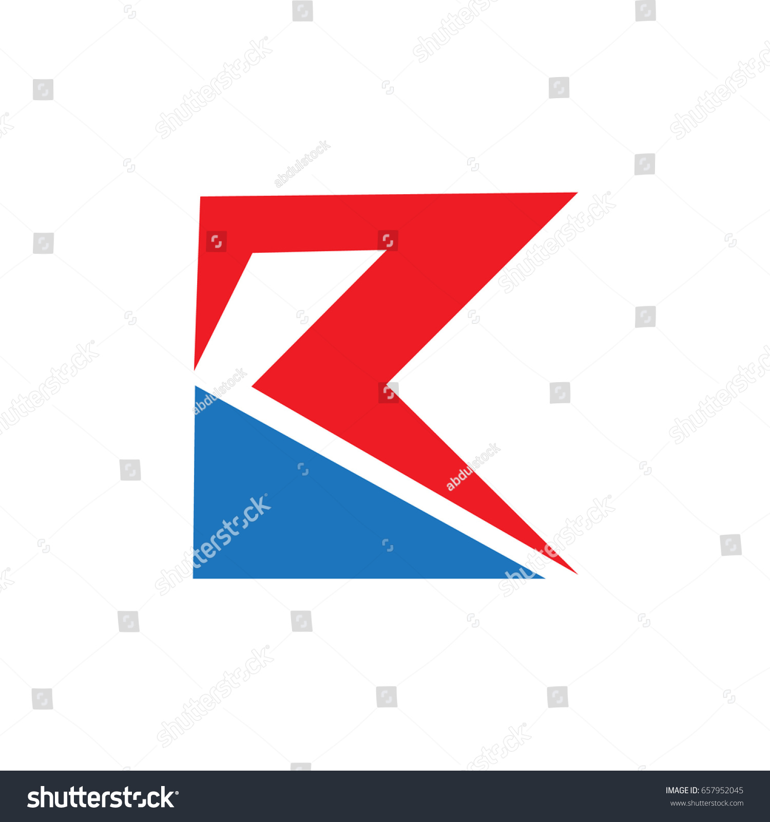 Racing Letter R Logo Template: vector de stock (libre de regalías ...