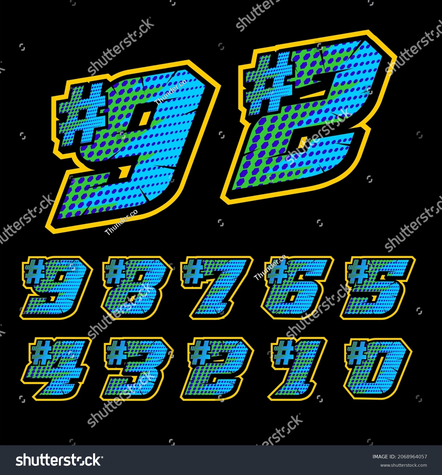 Racing Number Basic Vector Easy Editable: Vector có sẵn (miễn phí bản ...