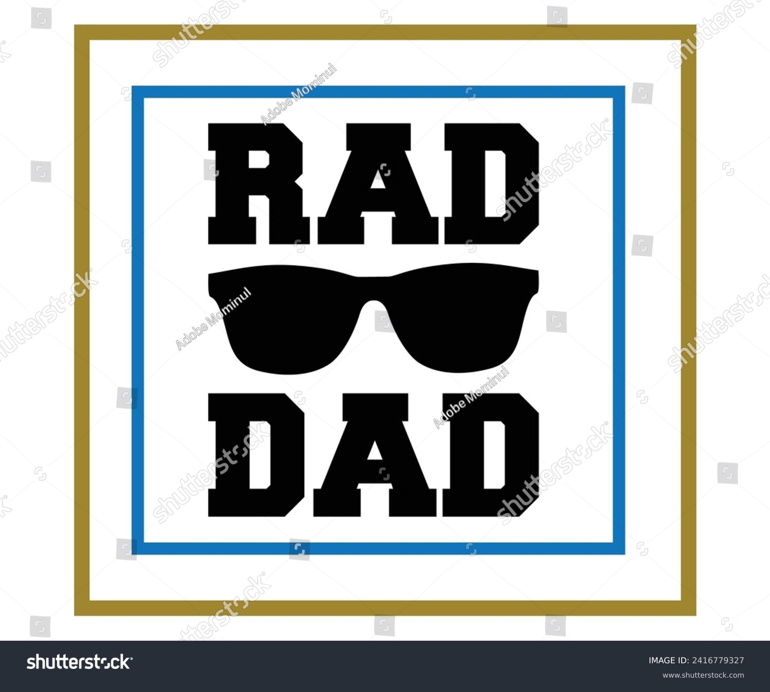 SVG of Rad Dad Svg,Retro,Father's Day Svg,Papa svg,Grandpa Svg,Father's Day Saying Qoutes,Dad Svg,Funny Father, Gift For Dad Svg,Daddy Svg,Family Svg,T shirt Design,Svg Cut File,Typography,commercial Use svg
