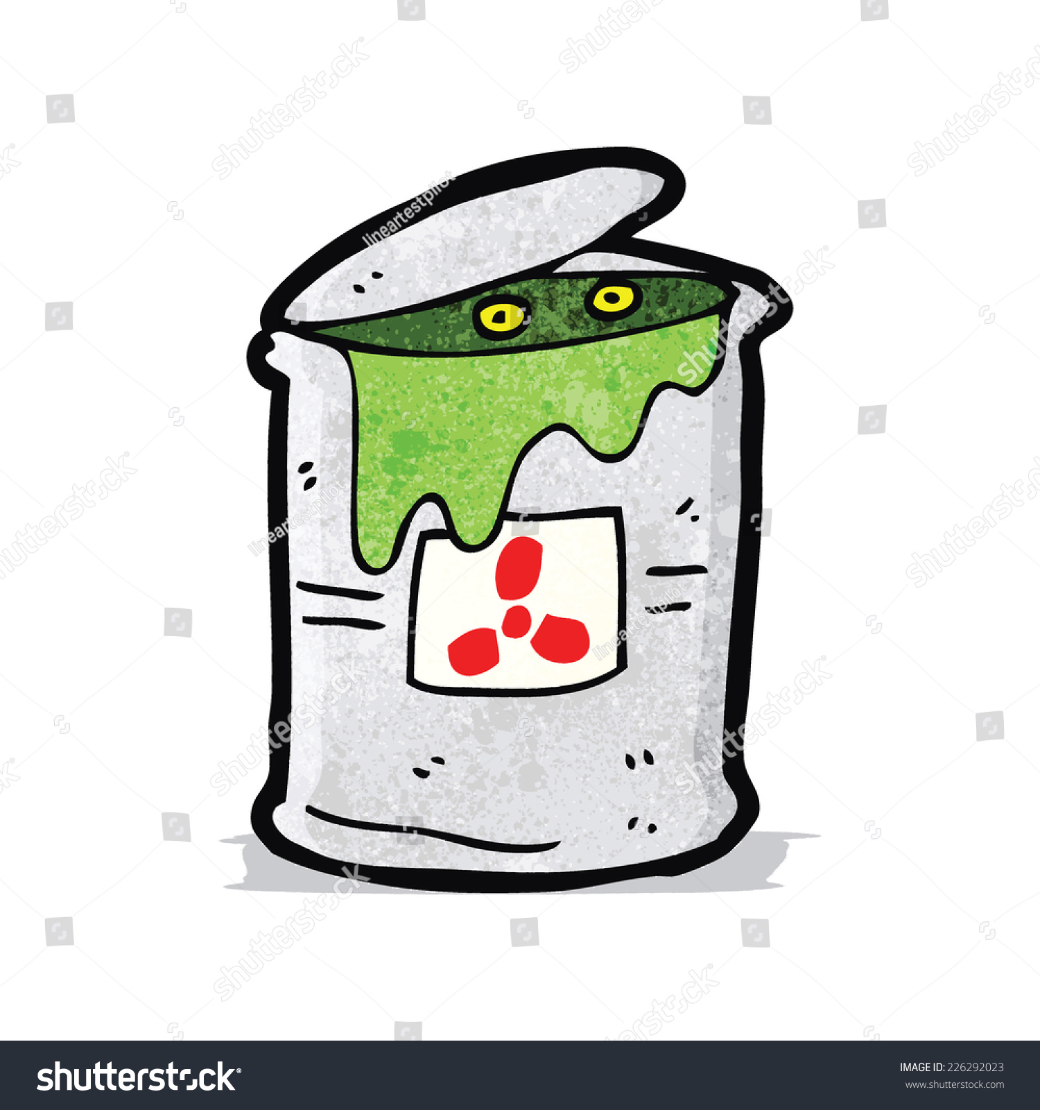 Radioactive Waste Cartoon Stock Vector (Royalty Free) 226292023 ...