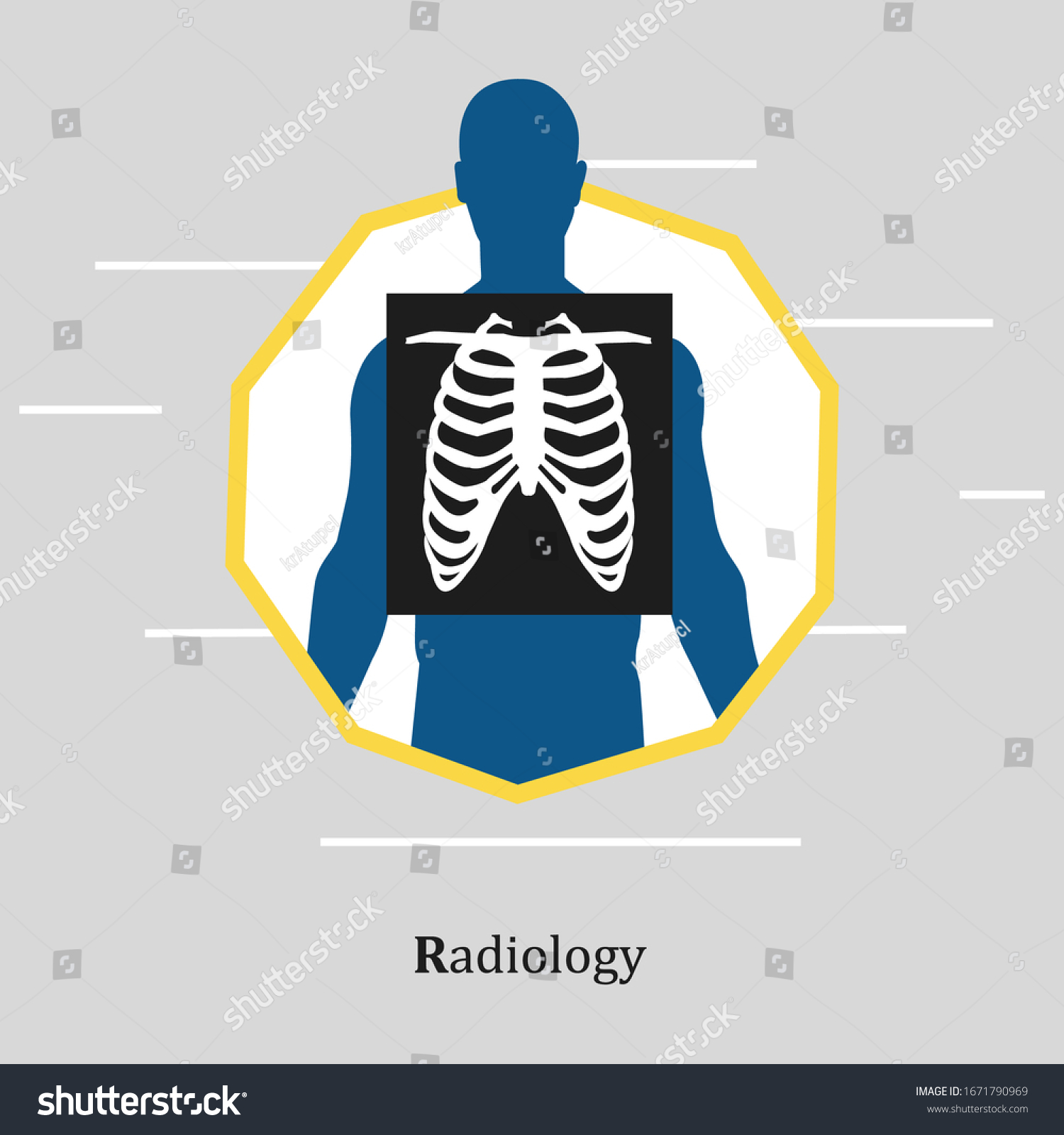 Símbolo Radiológico, Icono, Logotipo, Ilustración, Radiografía,: Vector ...