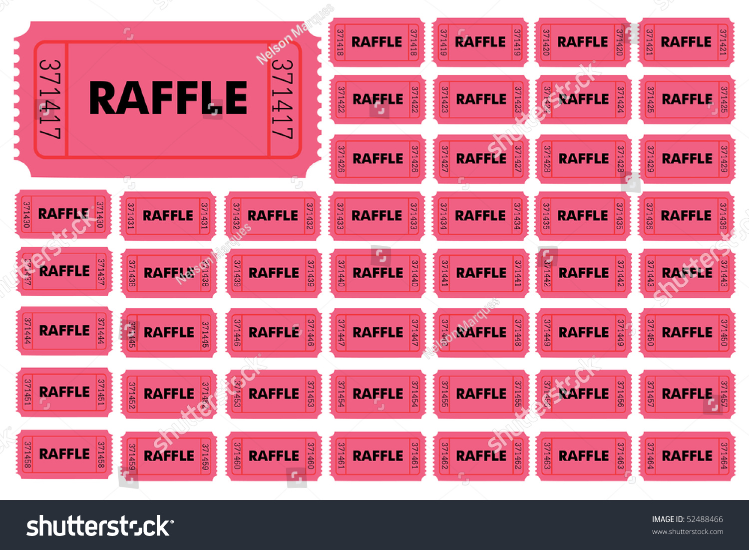 raffle tickets hold your own raffle stock vector royalty free 52488466 shutterstock