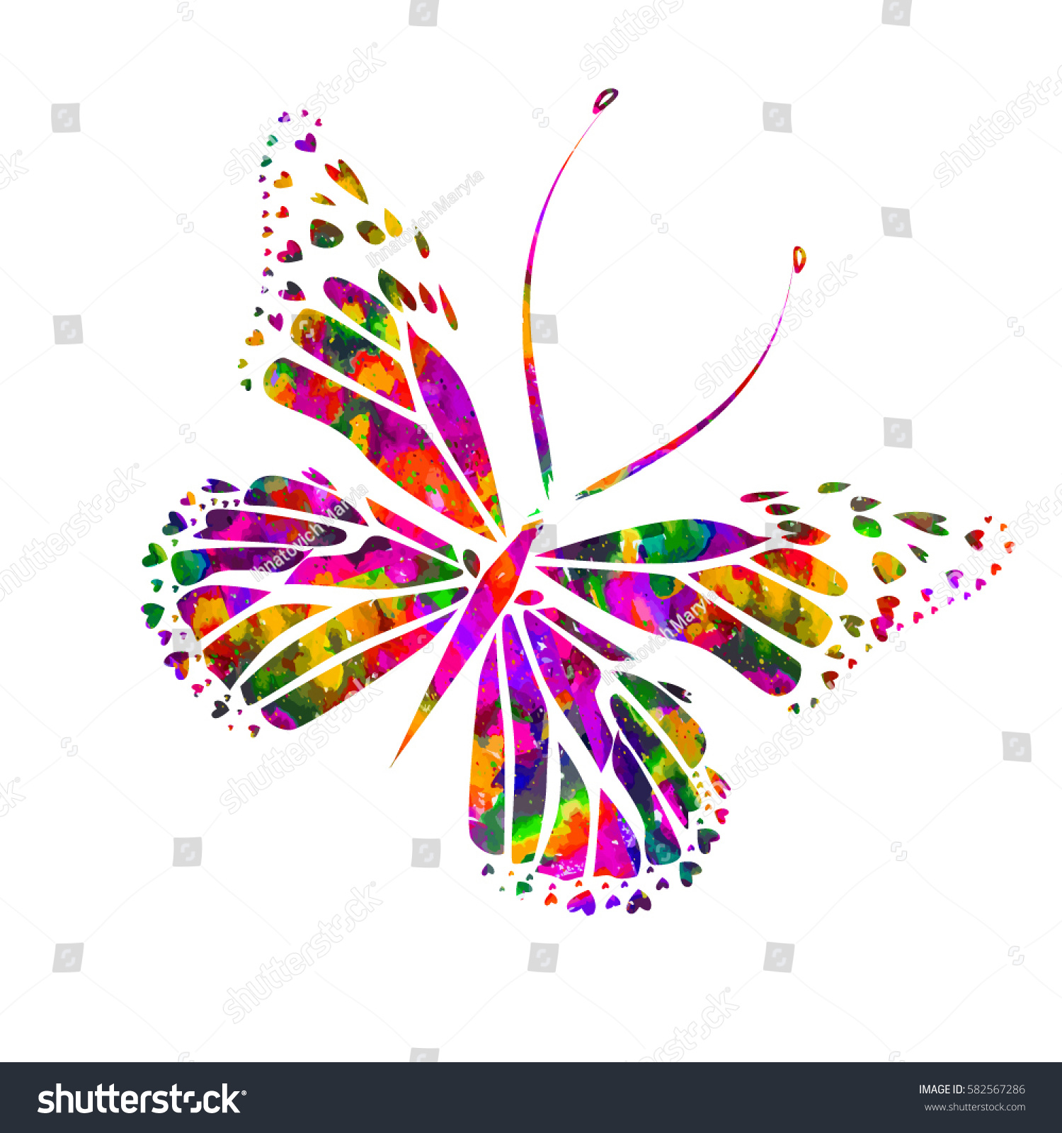Free Free 111 Rainbow Butterfly Svg SVG PNG EPS DXF File