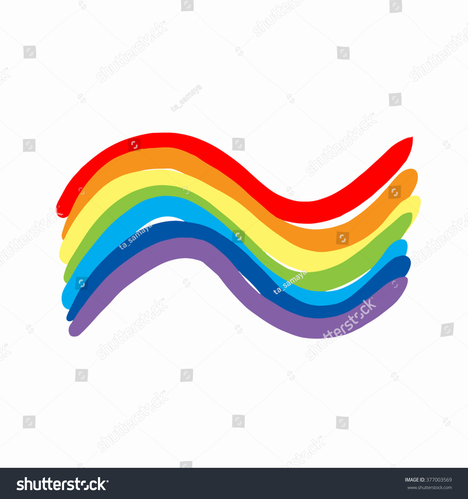 Download Rainbow Hand Drawn Vector Illustration Stock Vector ...