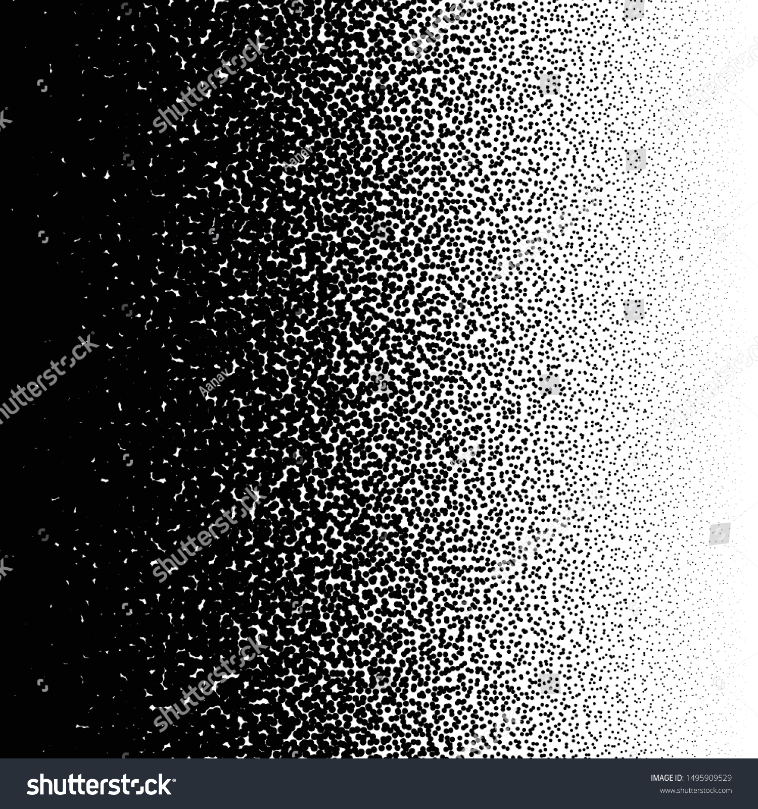 Random Circles Dots Noise Halftone Pattern Stock Vector (Royalty Free ...