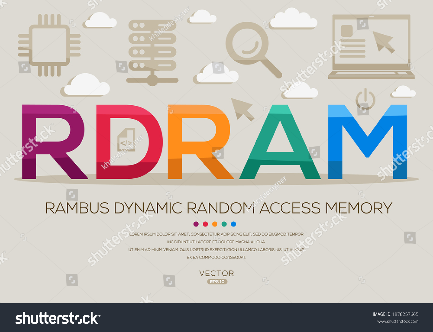 Rdram Mean Rambus Dynamic Random Access Stock Vector Royalty Free Rdram Mean Rambus Dynamic Random Access Stock Vector Royalty Free
