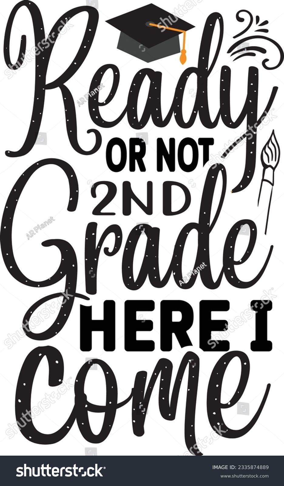 SVG of Ready or not second grade here I come SVG Design svg