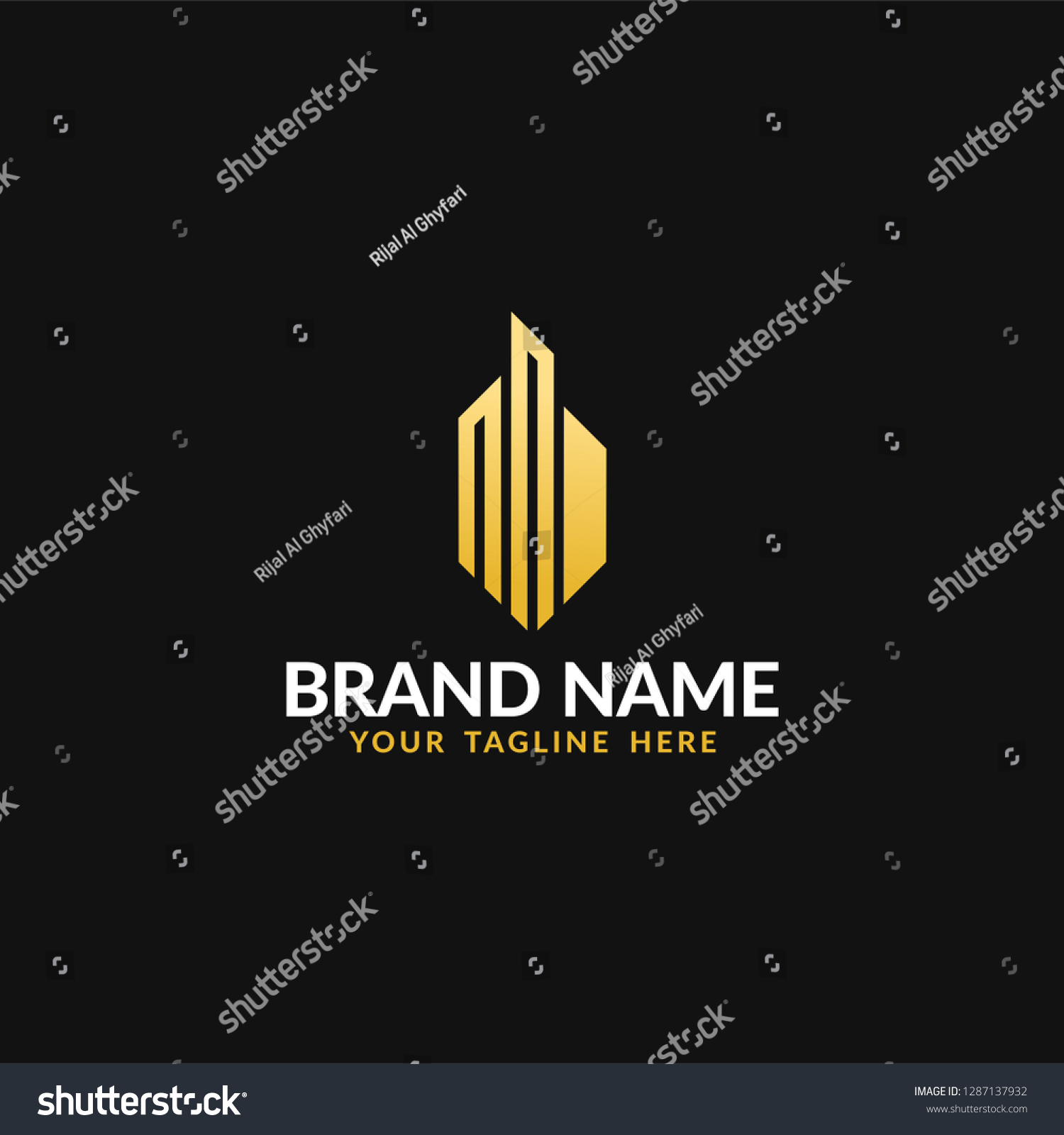 Real Estate Logo Stock Vector (Royalty Free) 1287137932 | Shutterstock