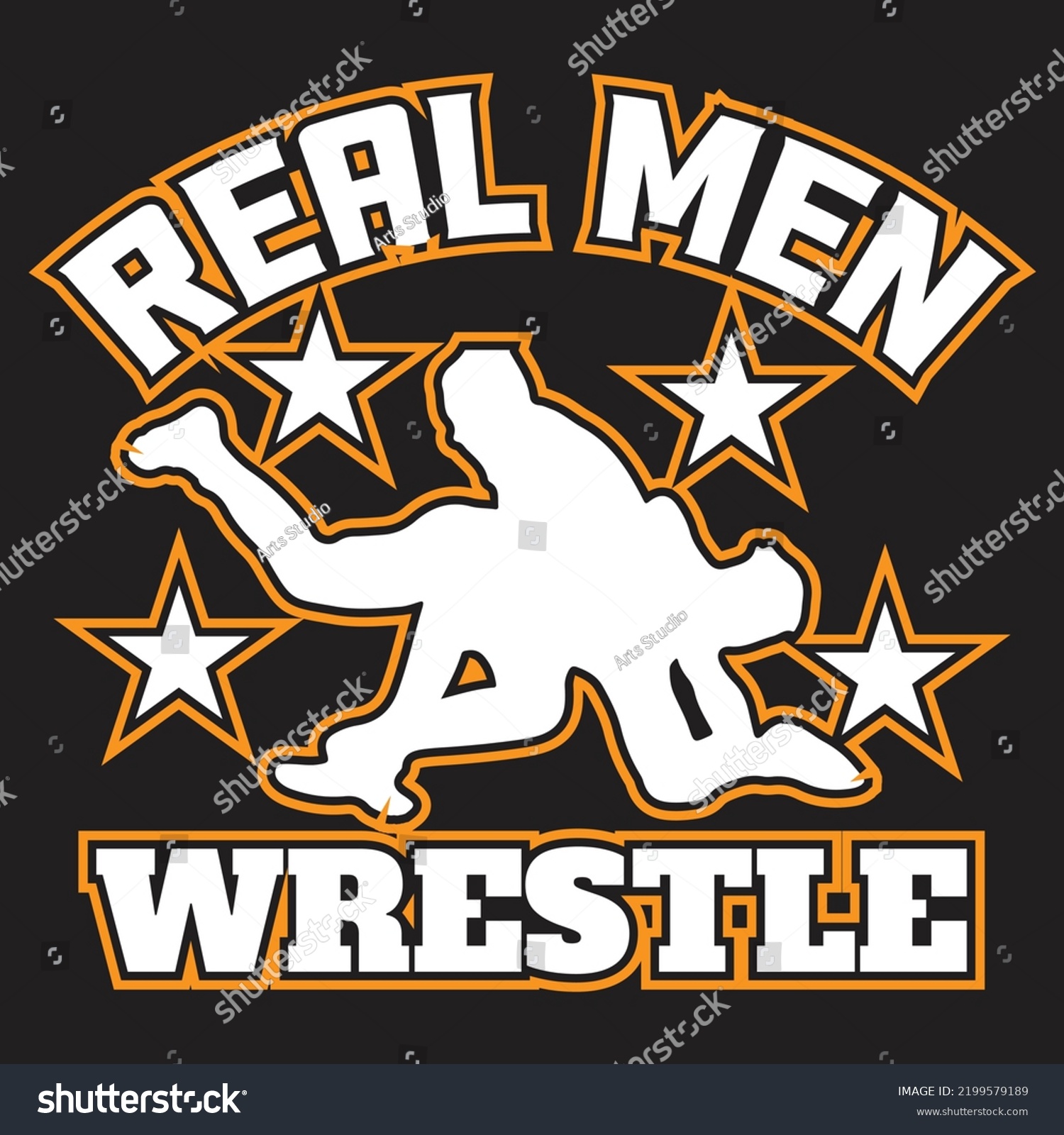 SVG of Real Men Wrestle - Sports and Athletic T-shirt Design Template Vector and Sports vector illustration. Vector EPS Editable File Bundle, can you download this file. svg