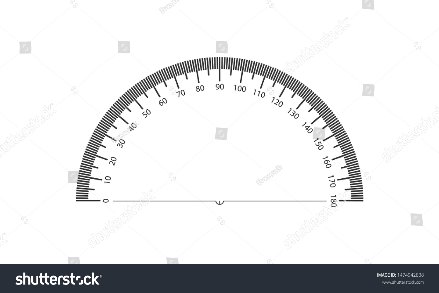 Real Protractor On Transparent Background 0 Stock Image Download Now