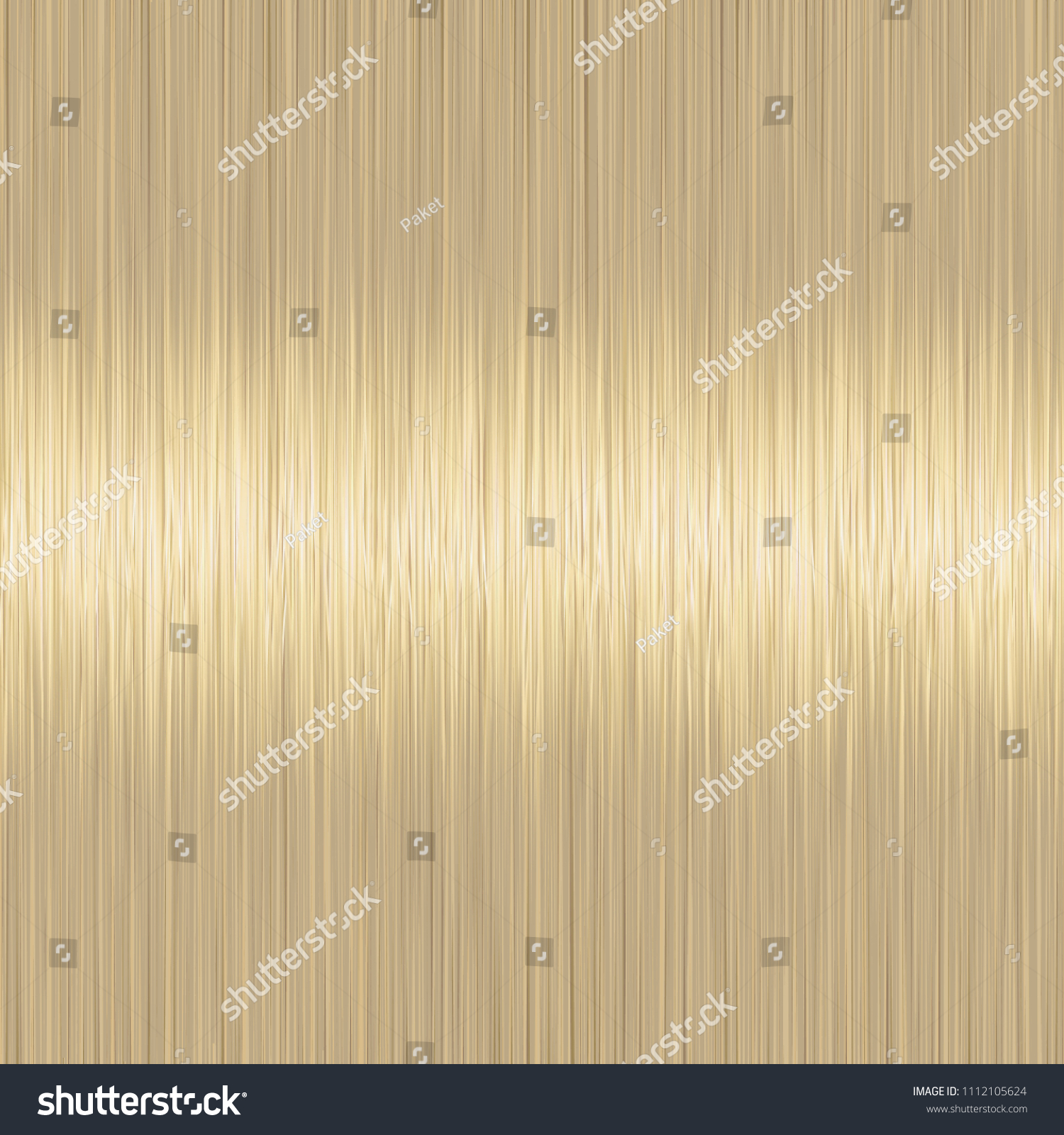 Realistic Blond Straight Hair Texture Stock Vector (Royalty Free) 1112105624