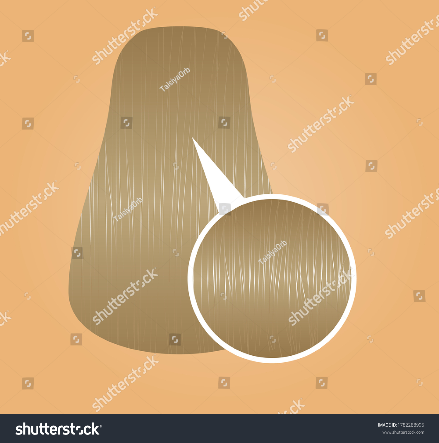 Realistic Blonde Straight Hair Texture Hair Stock Vector (Royalty Free) 1782288995 | Shutterstock